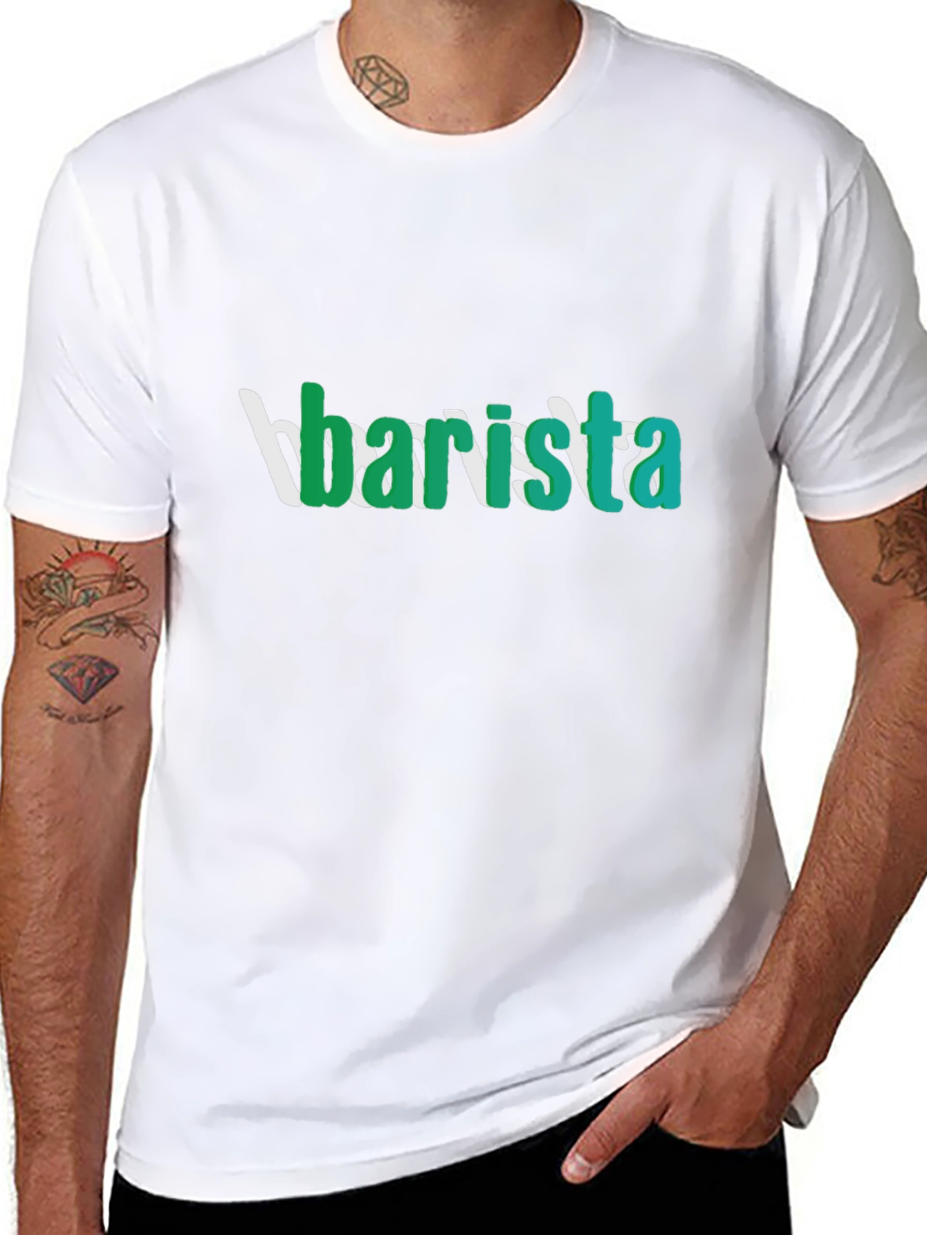 Barista Graphic Tee - Stylish Coffee Lover T-Shirt