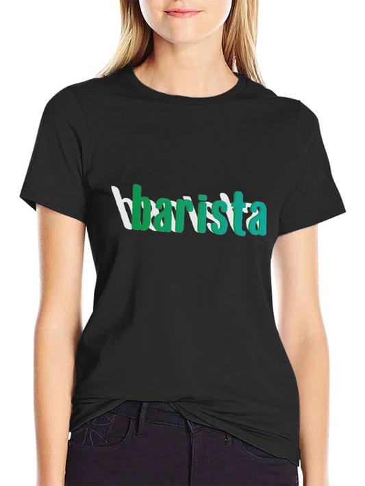 Barista Graphic Tee - Stylish Coffee Lover T-Shirt