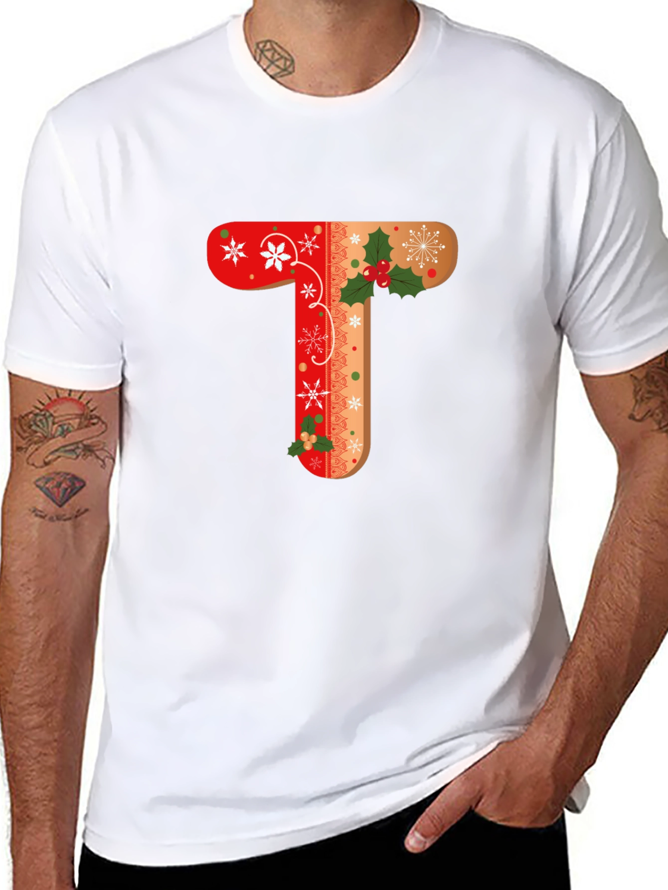 Holiday Letter T Shirt