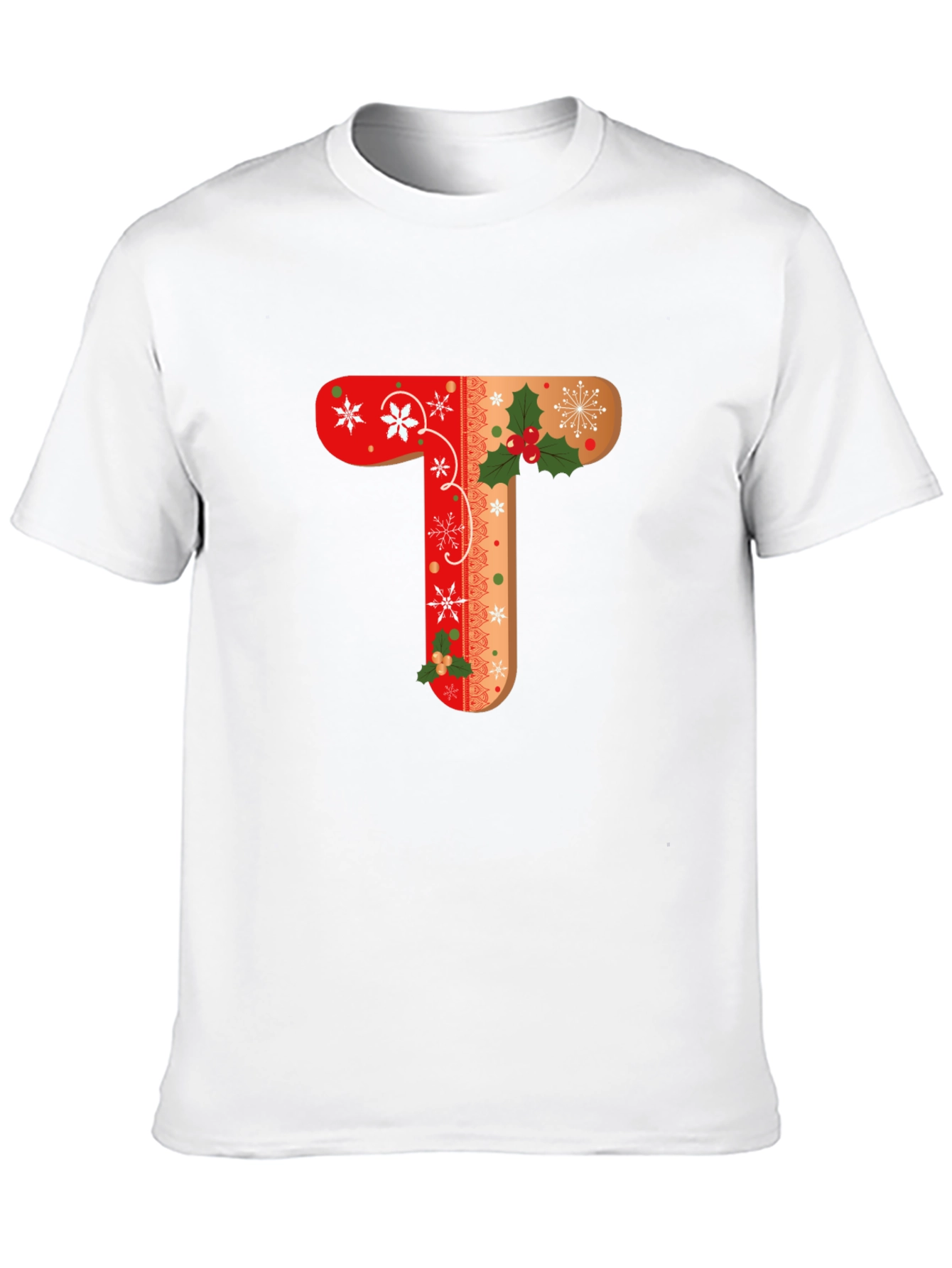 Holiday Letter T Shirt