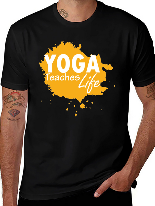 Yoga Teaches Life Graphic Tee