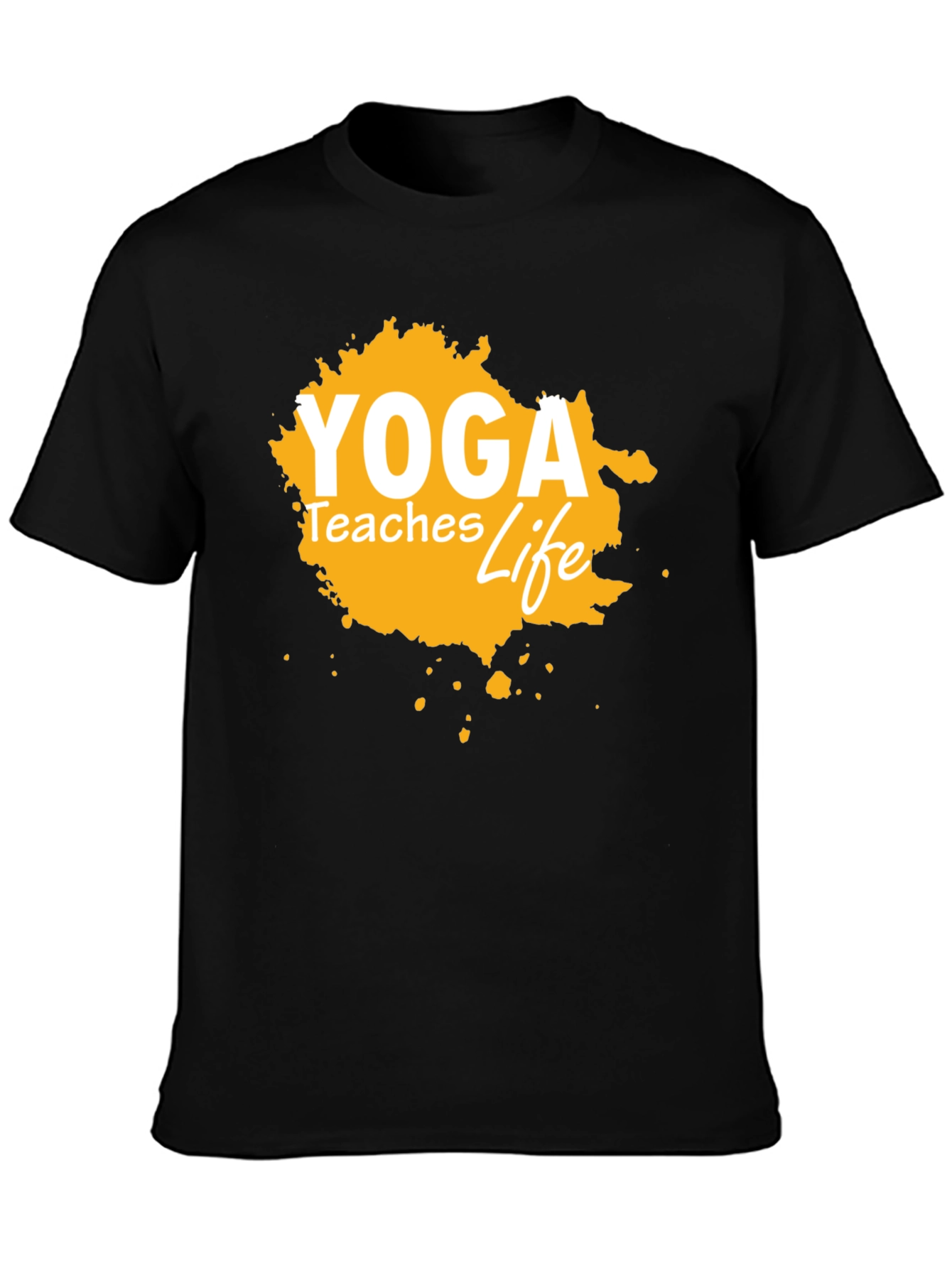 Yoga Teaches Life Graphic Tee