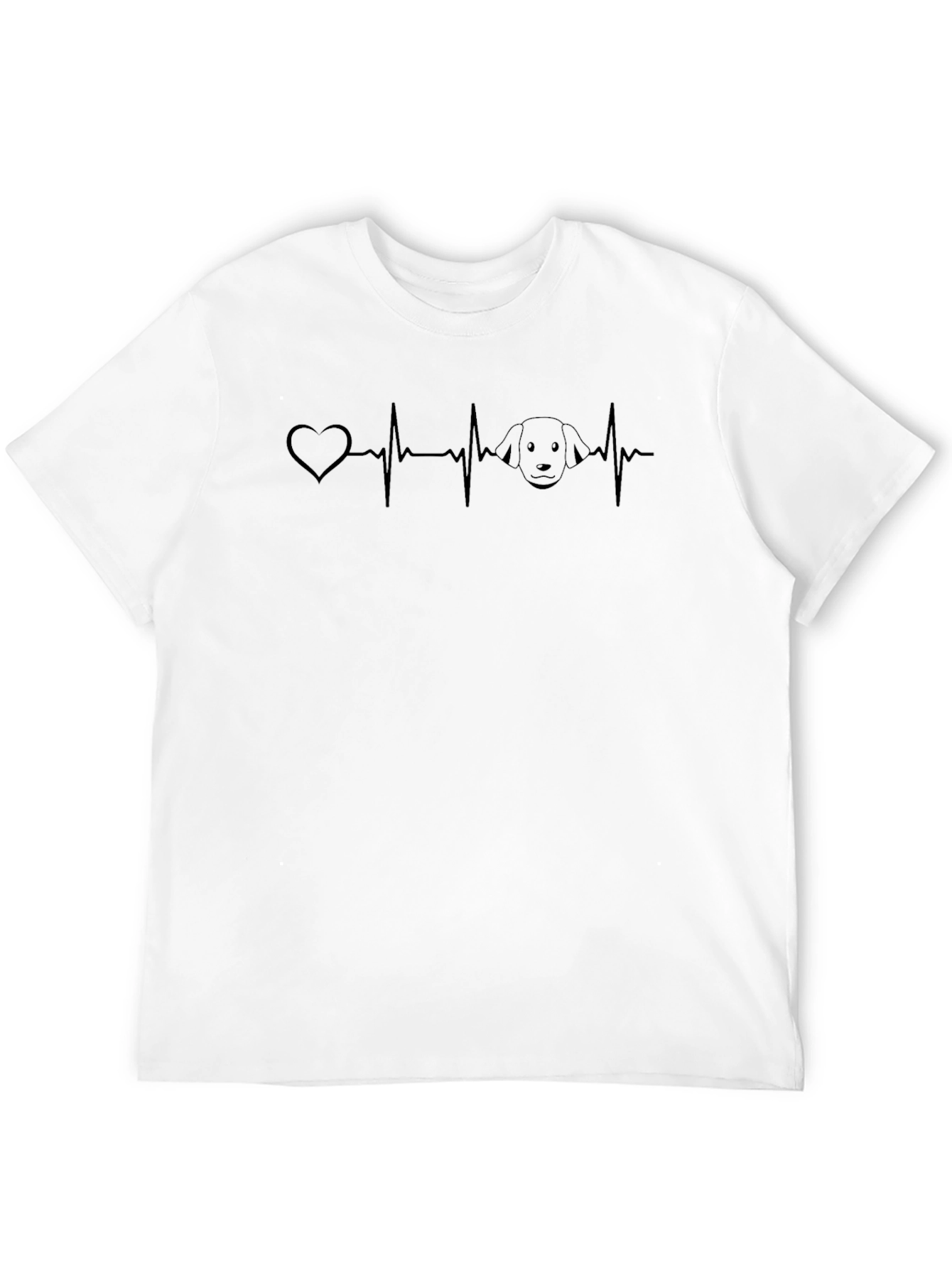 Dog Lover Heartbeat T-Shirt - Unisex Graphic Tee