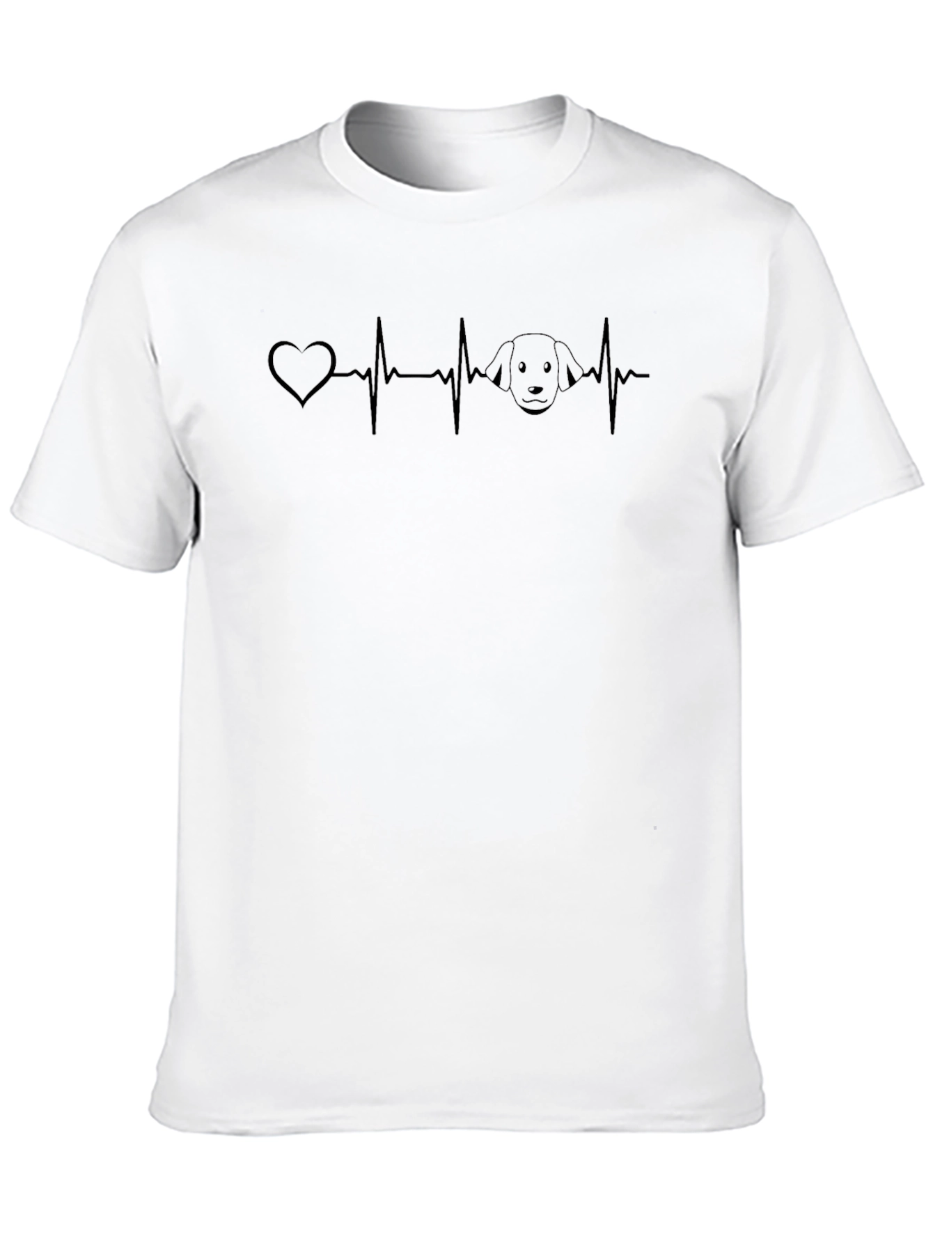 Dog Lover Heartbeat T-Shirt - Unisex Graphic Tee