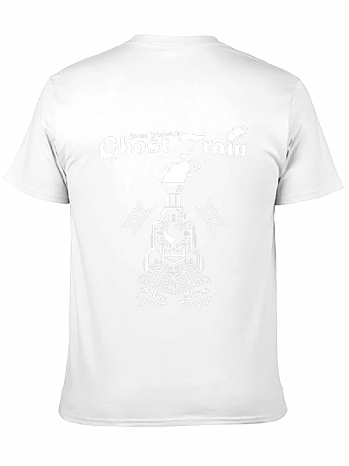 Ghost Train Riding Blues Black T-Shirt