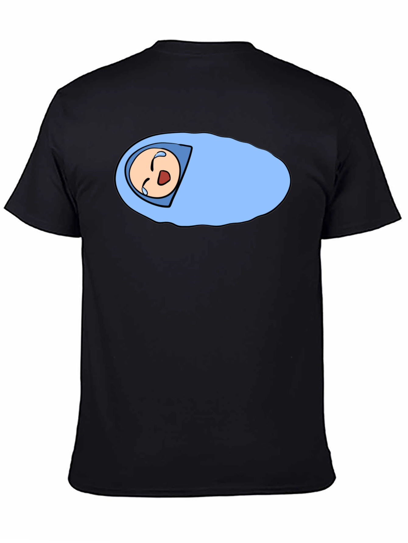 Cartoon Baby T-Shirt - Black Unique Design