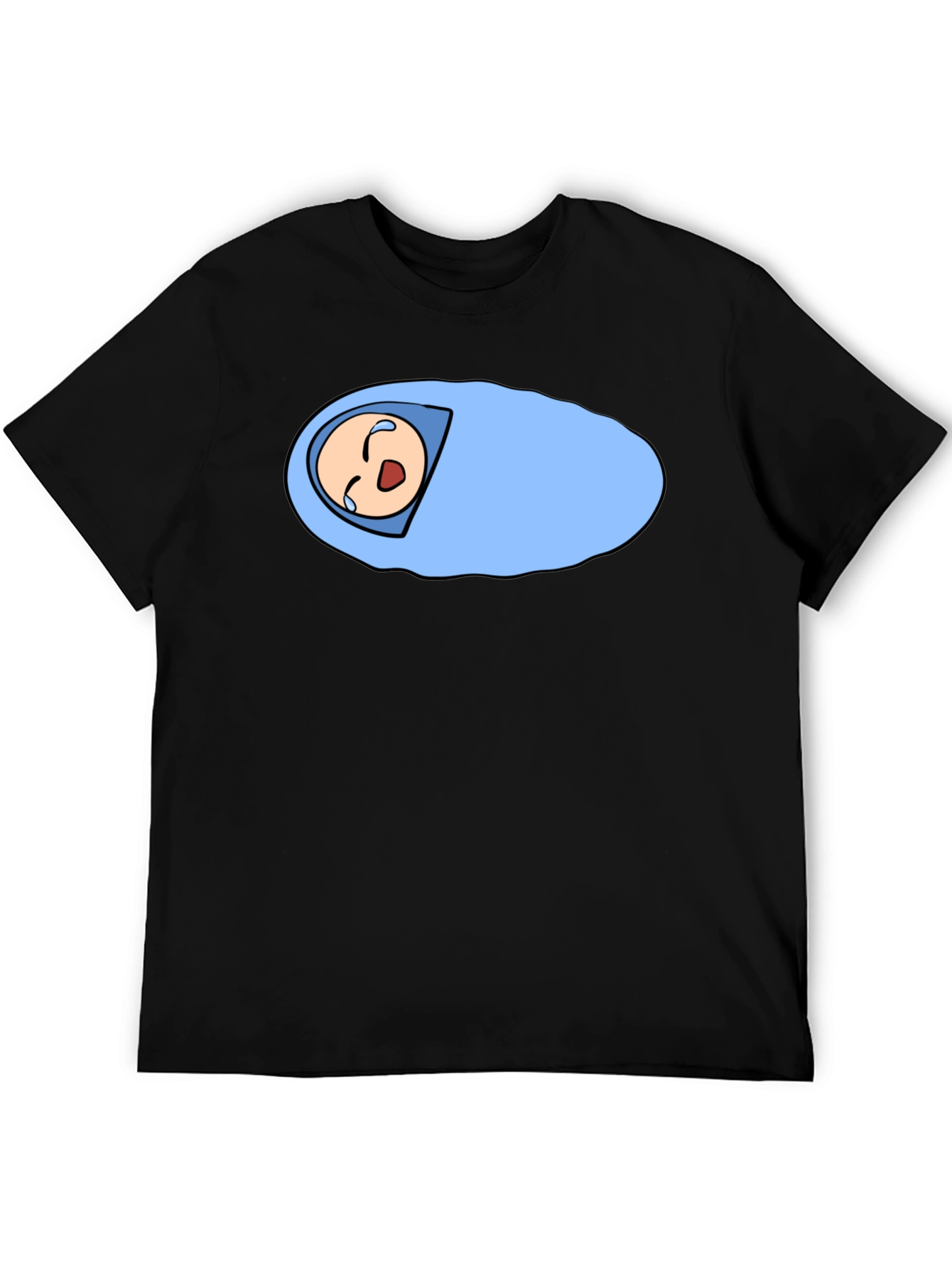 Cartoon Baby T-Shirt - Black Unique Design