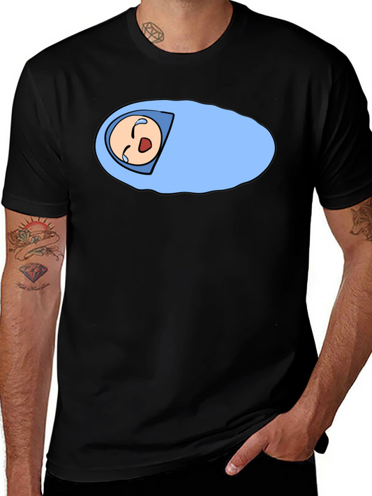 Cartoon Baby T-Shirt - Black Unique Design