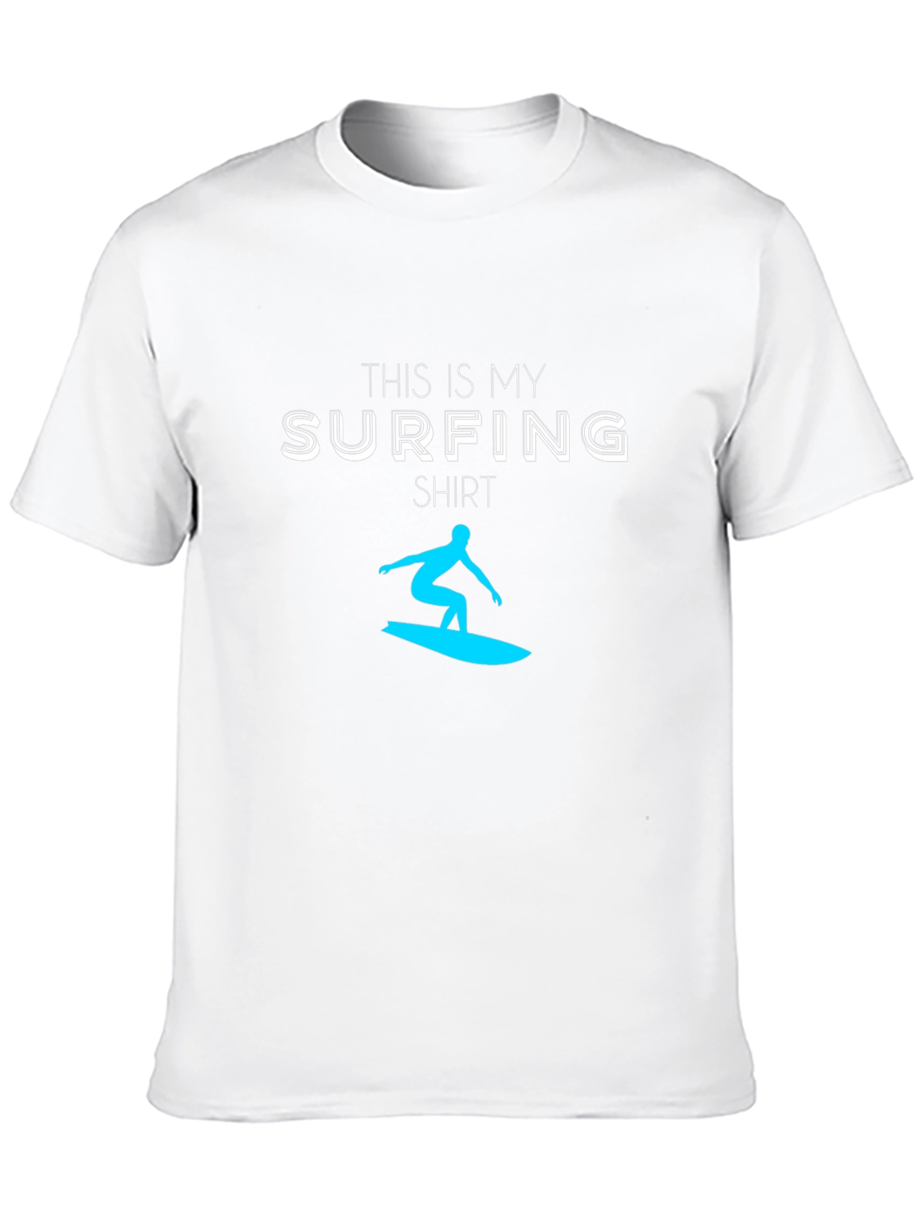 Surfing Shirt - Mens Black Tee