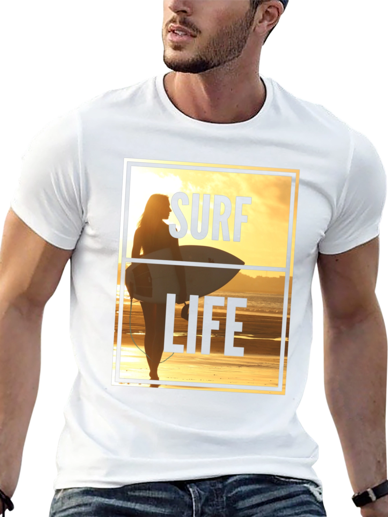 Surf Life Graphic Tee - Beach Vibes