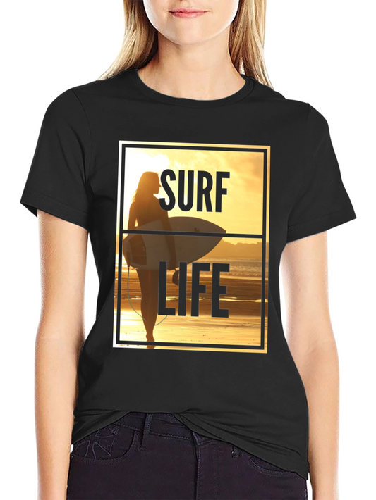 Surf Life Graphic Tee - Beach Vibes
