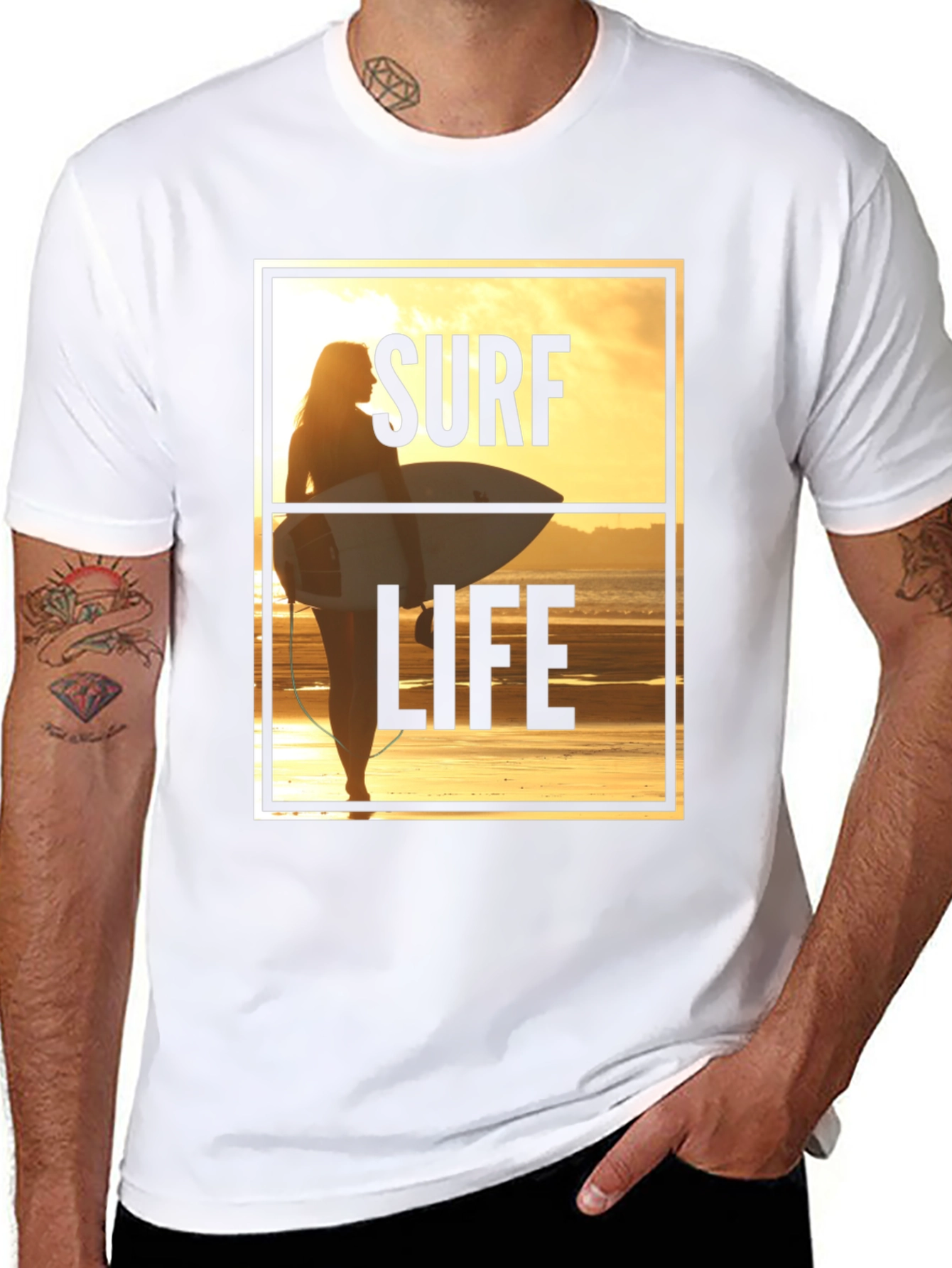 Surf Life Graphic Tee - Beach Vibes