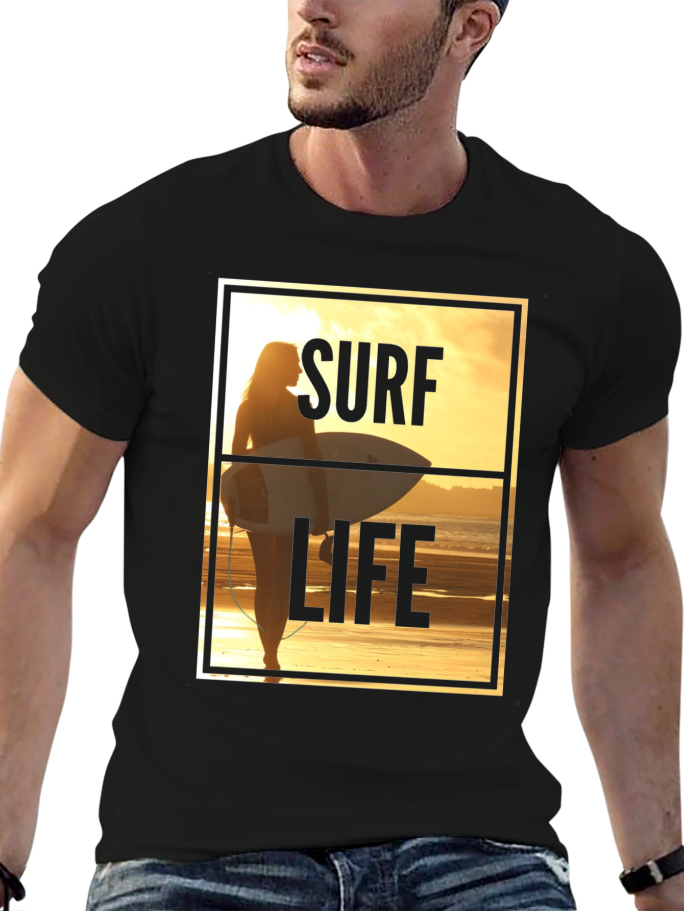 Surf Life Graphic Tee - Beach Vibes