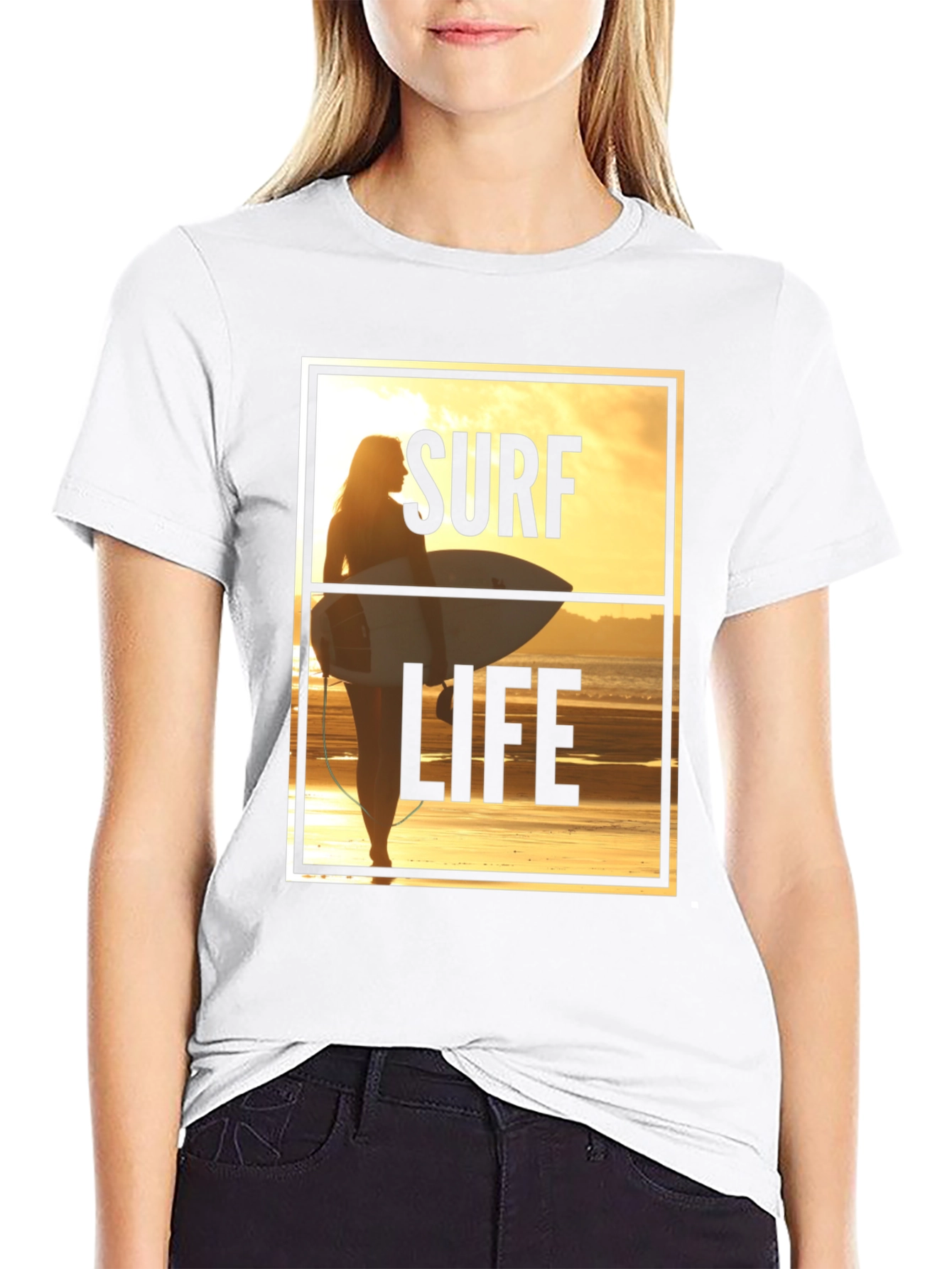 Surf Life Graphic Tee - Beach Vibes