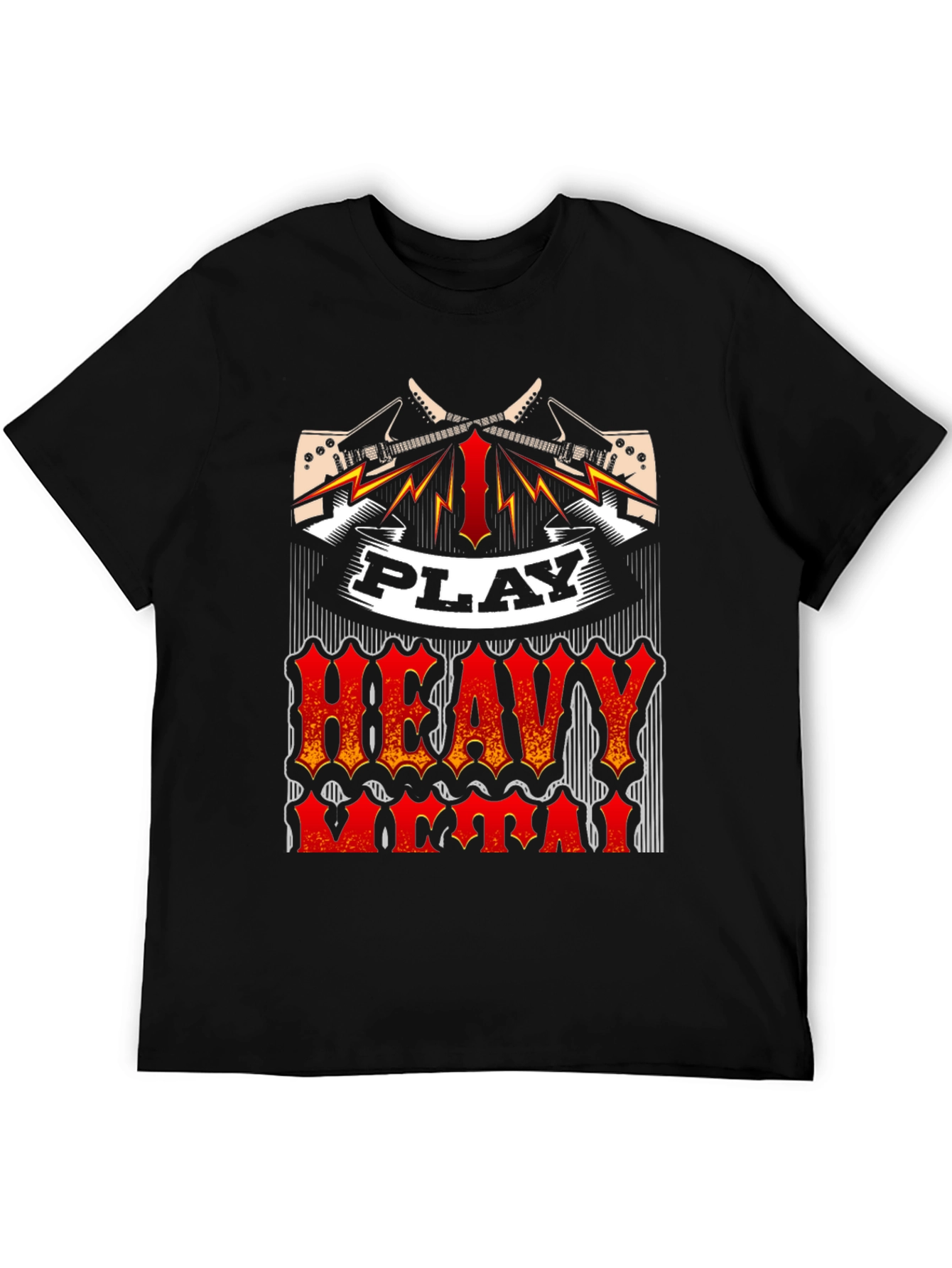 Play Heavy Metal T-Shirt - Rock Music Tee