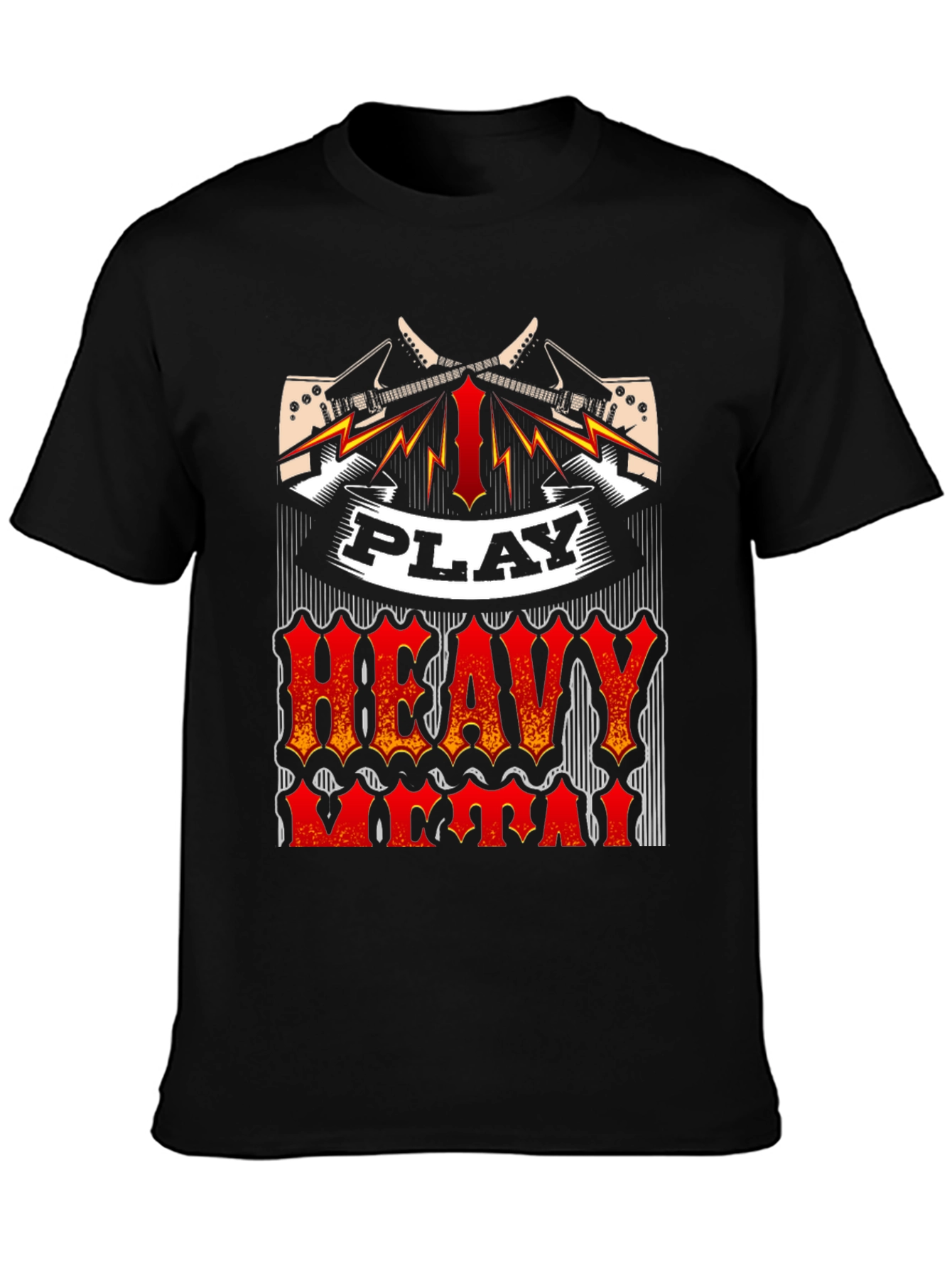 Play Heavy Metal T-Shirt - Rock Music Tee