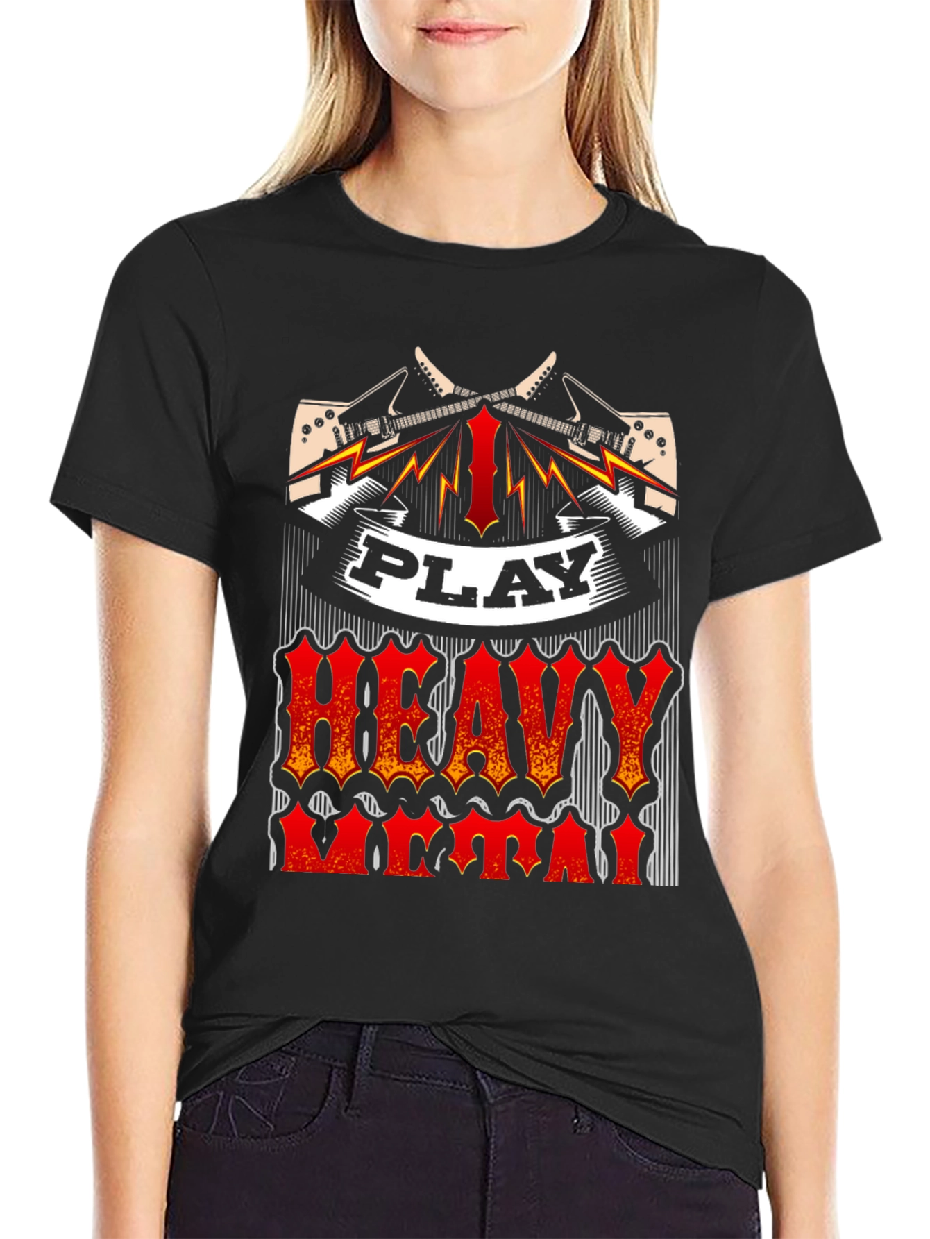 Play Heavy Metal T-Shirt - Rock Music Tee