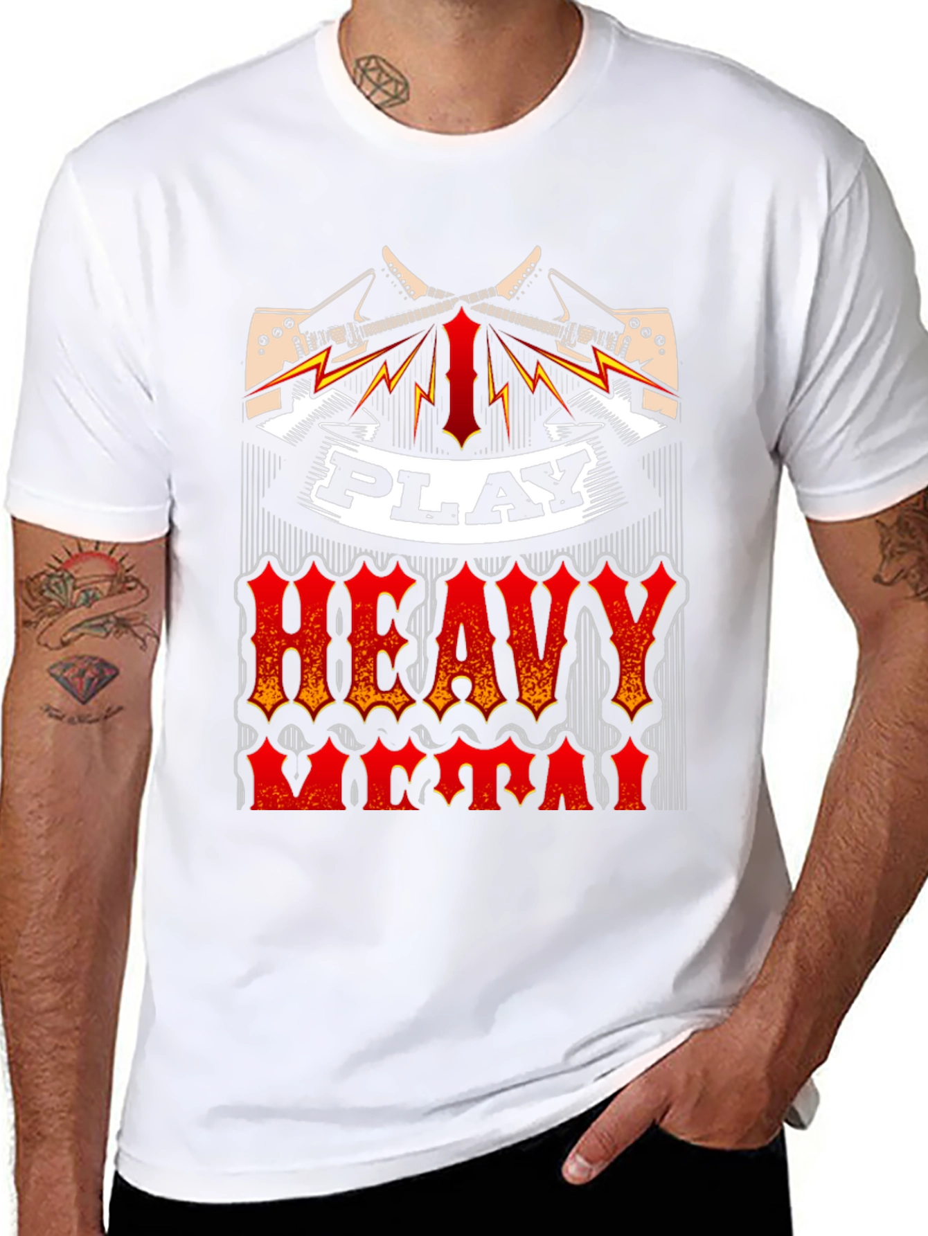 Play Heavy Metal T-Shirt - Rock Music Tee