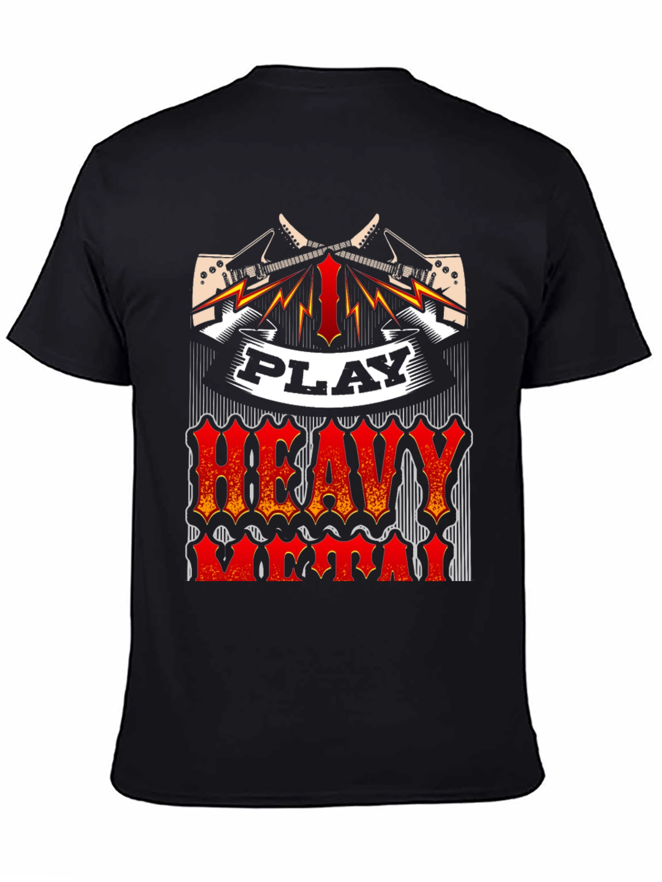 Play Heavy Metal T-Shirt - Rock Music Tee