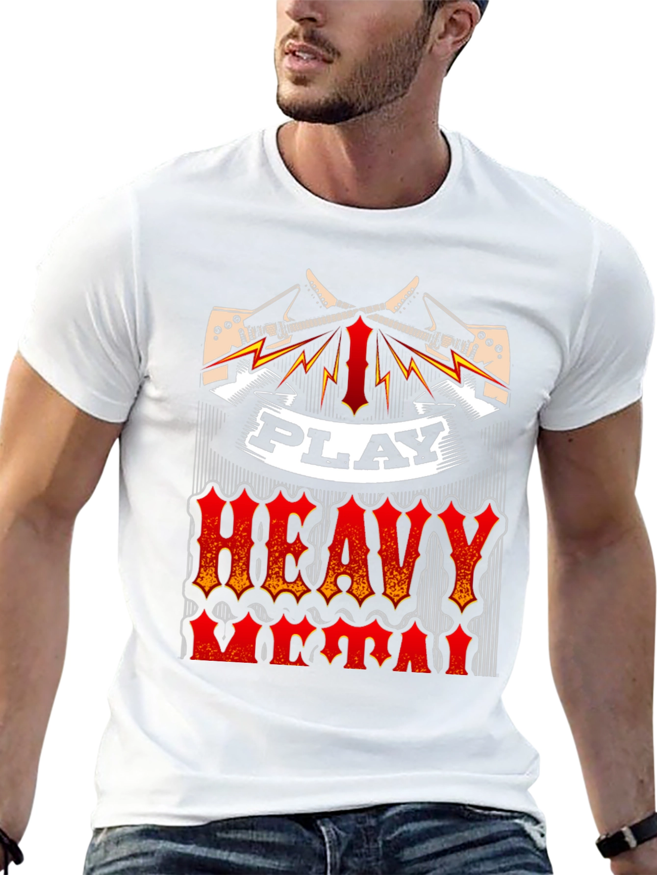 Play Heavy Metal T-Shirt - Rock Music Tee