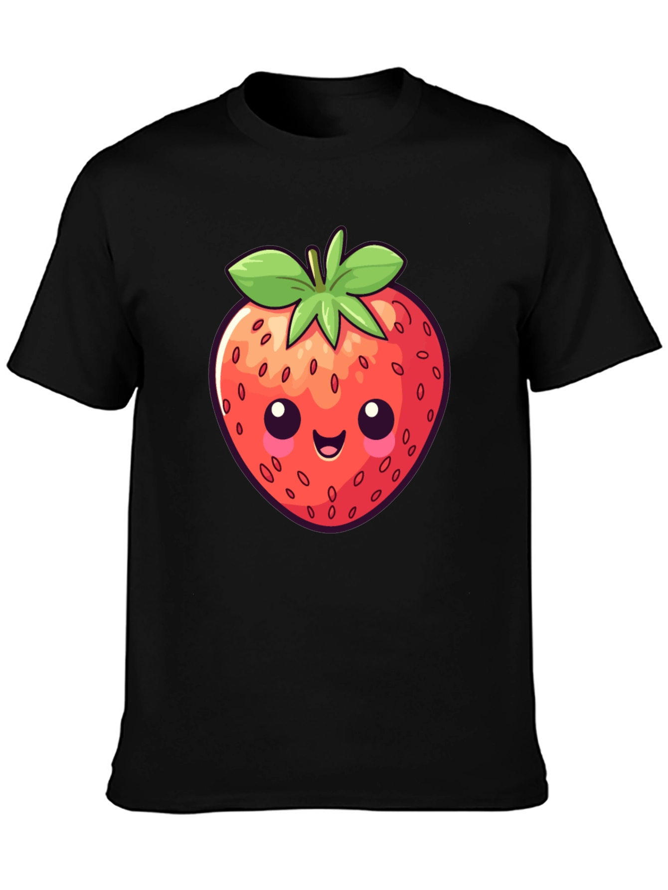 Cute Strawberry Graphic Tee - Fun Casual Wear