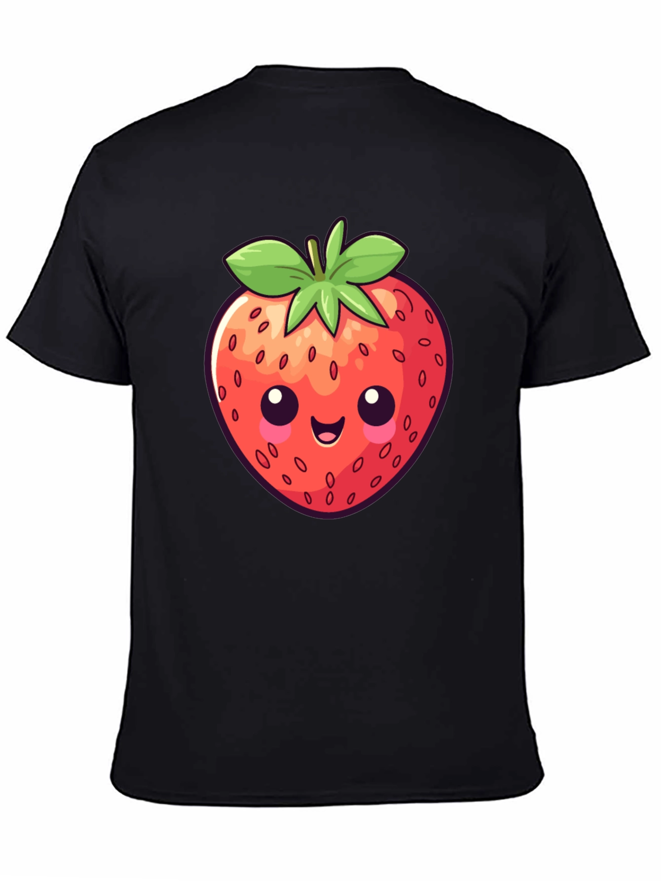 Cute Strawberry Graphic Tee - Fun Casual Wear