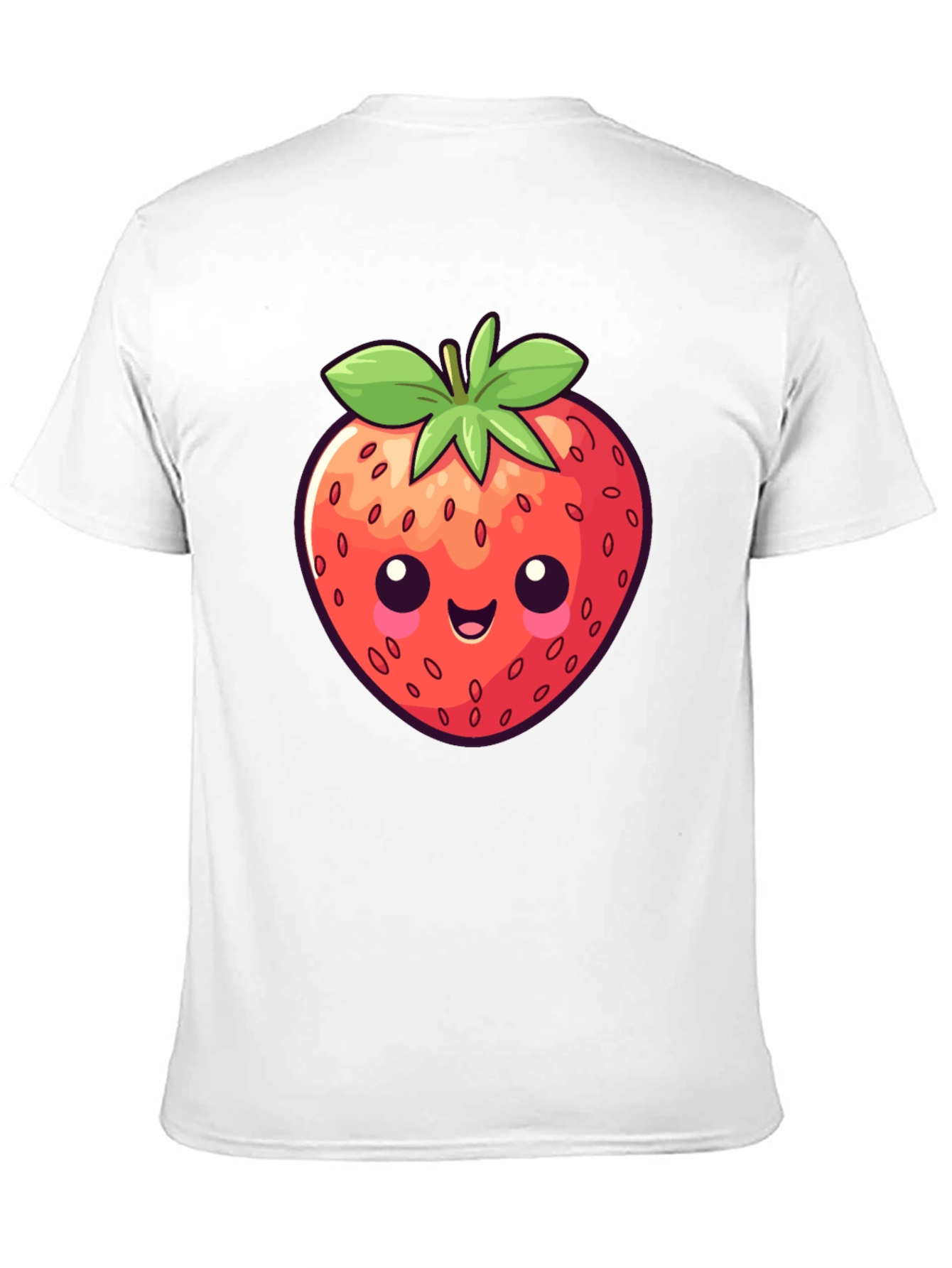 Cute Strawberry Graphic Tee - Fun Casual Wear