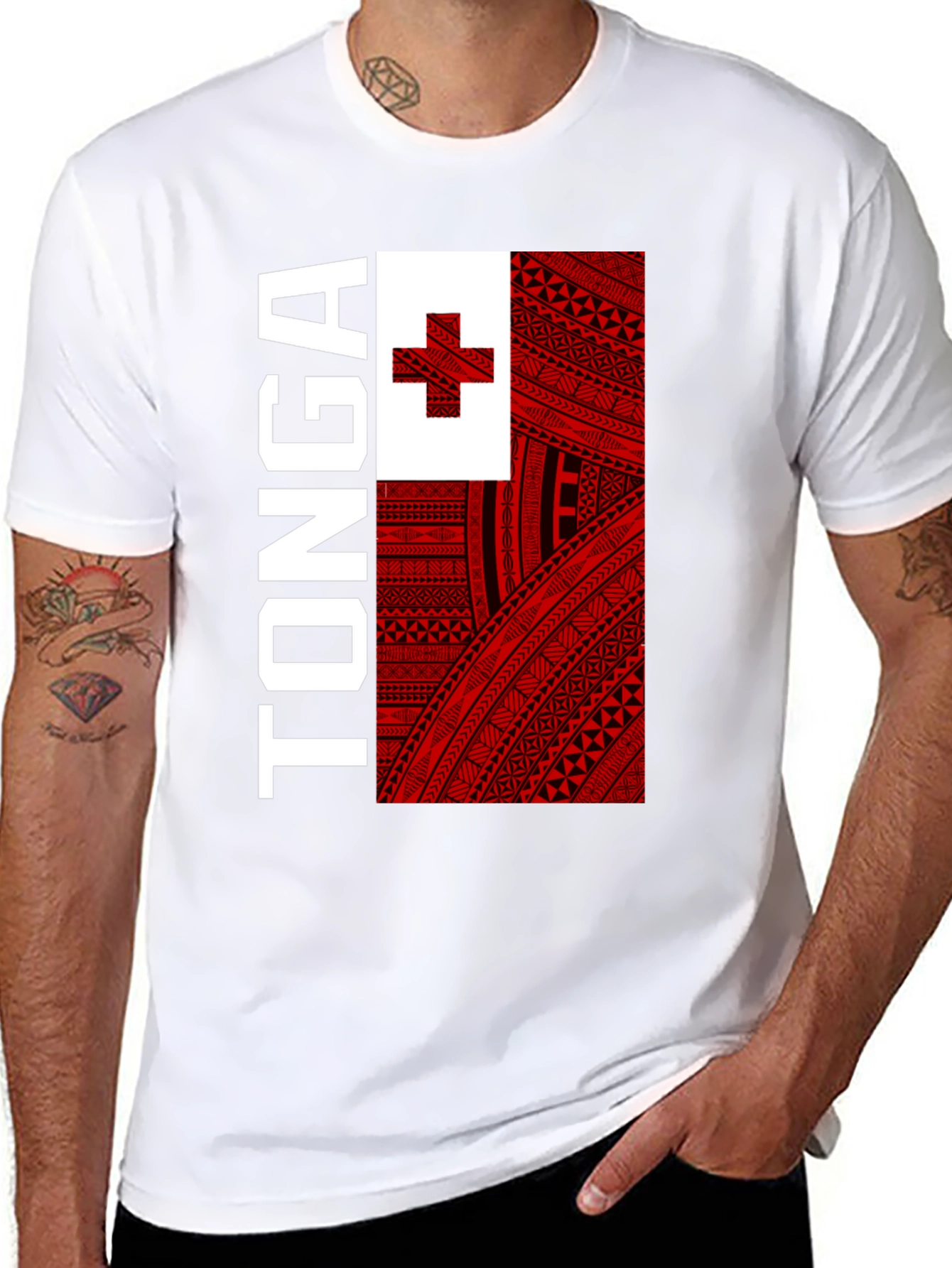 Tonga Flag Graphic Tee