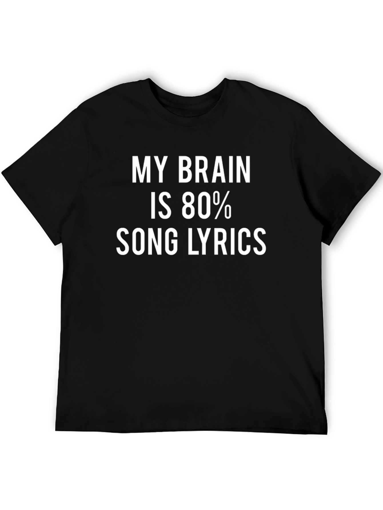 Song Lyrics T-Shirt - Novelty Tee