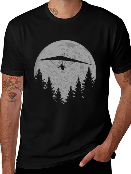 Hang Gliding Moon T-Shirt