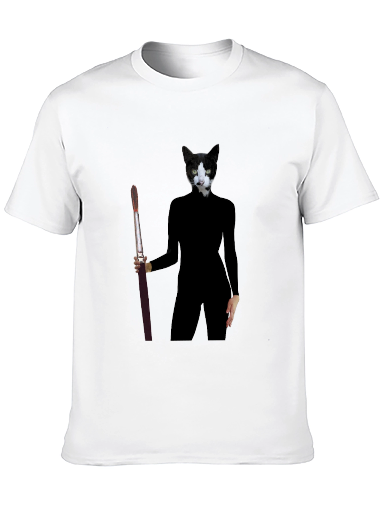 Cat Artist T-Shirt - Unique Graphic Tee