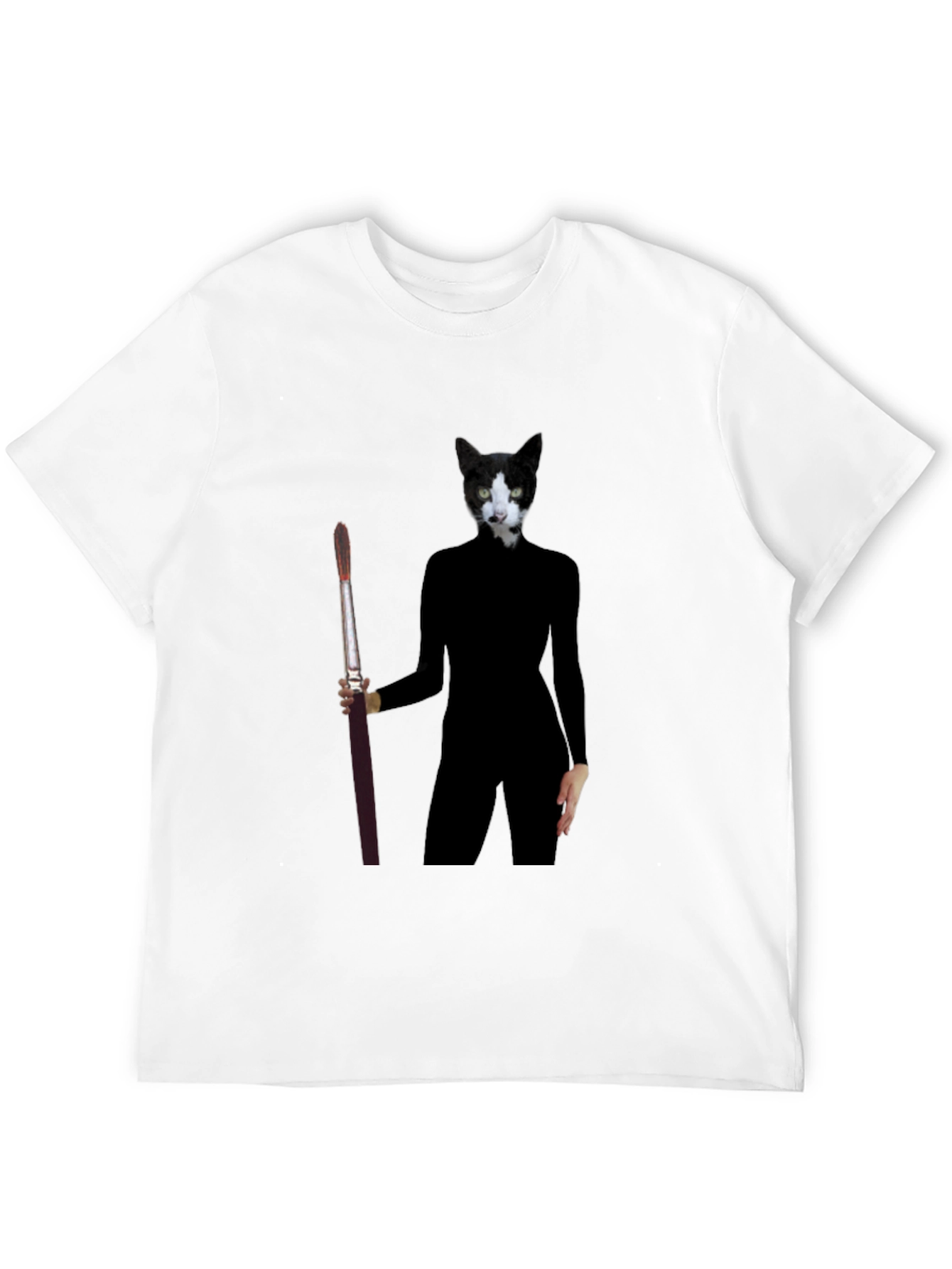 Cat Artist T-Shirt - Unique Graphic Tee