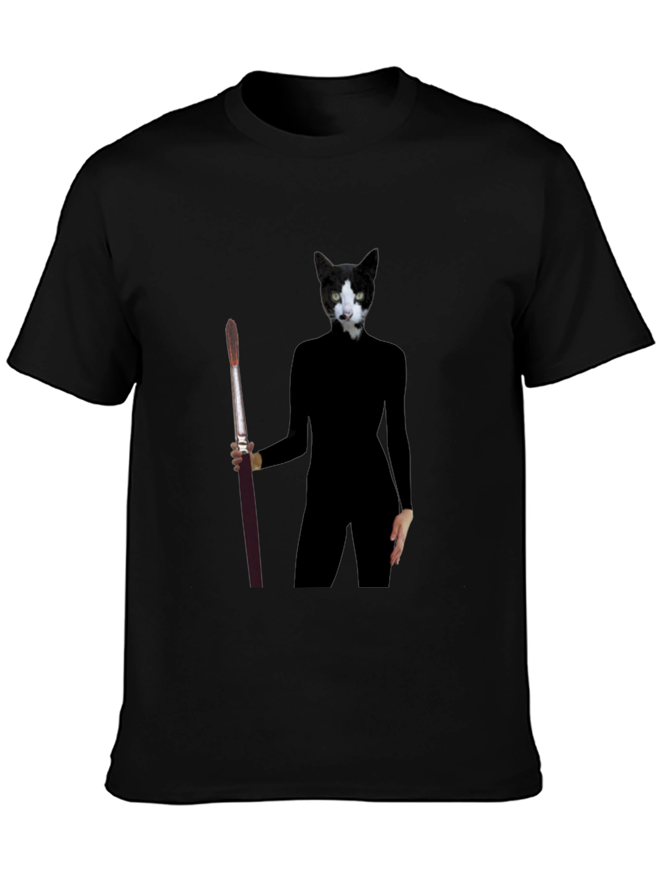 Cat Artist T-Shirt - Unique Graphic Tee