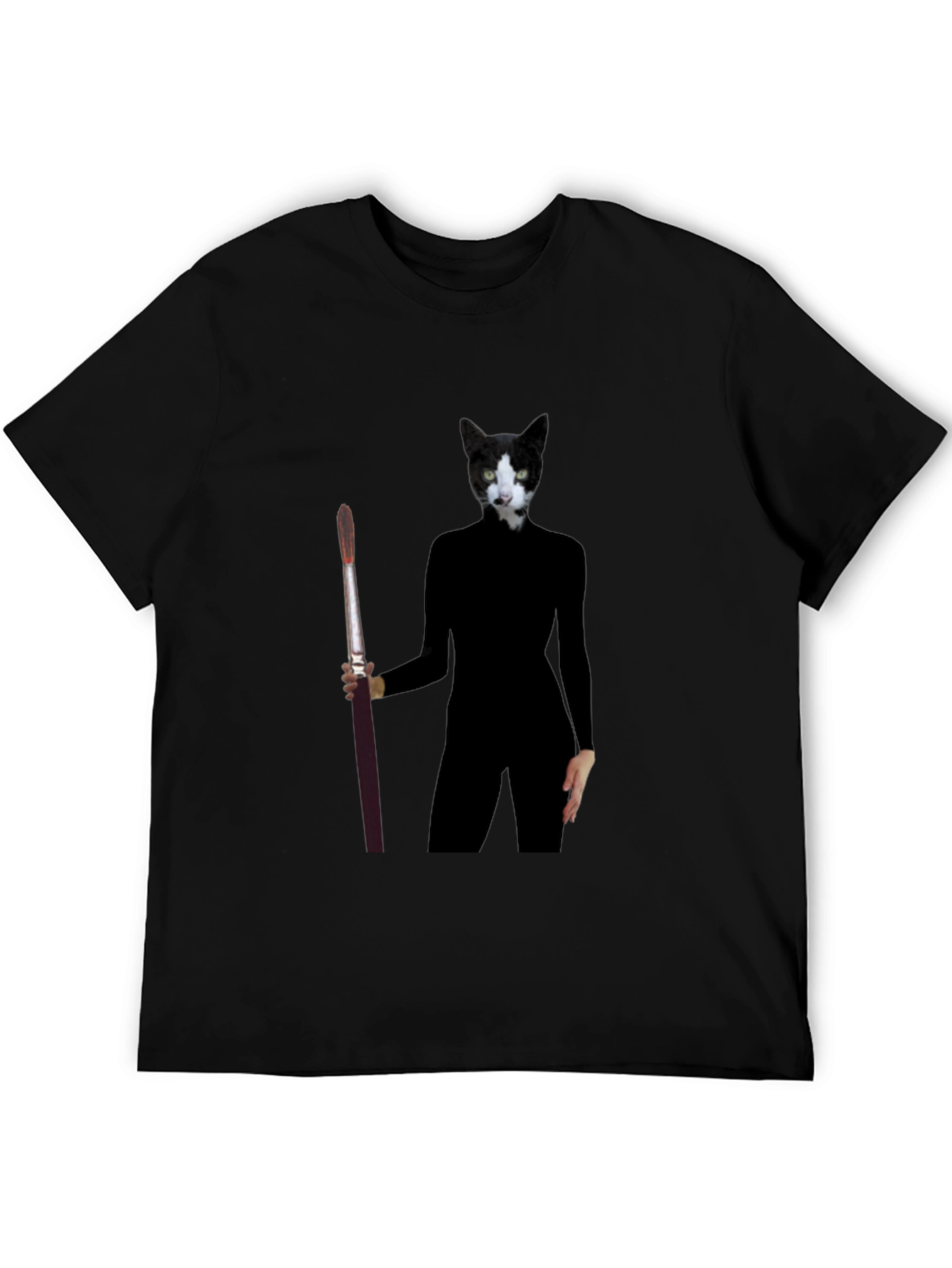 Cat Artist T-Shirt - Unique Graphic Tee