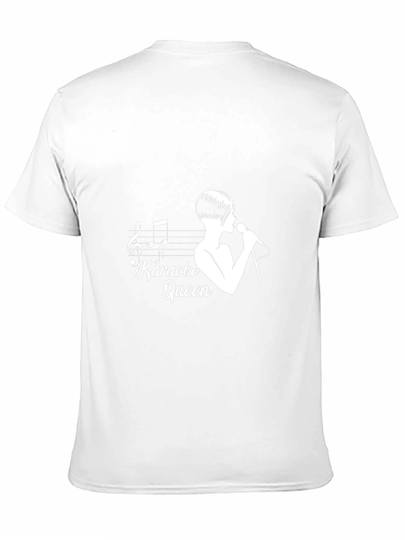 Karaoke Queen Graphic Tee - Music Lover T-Shirt