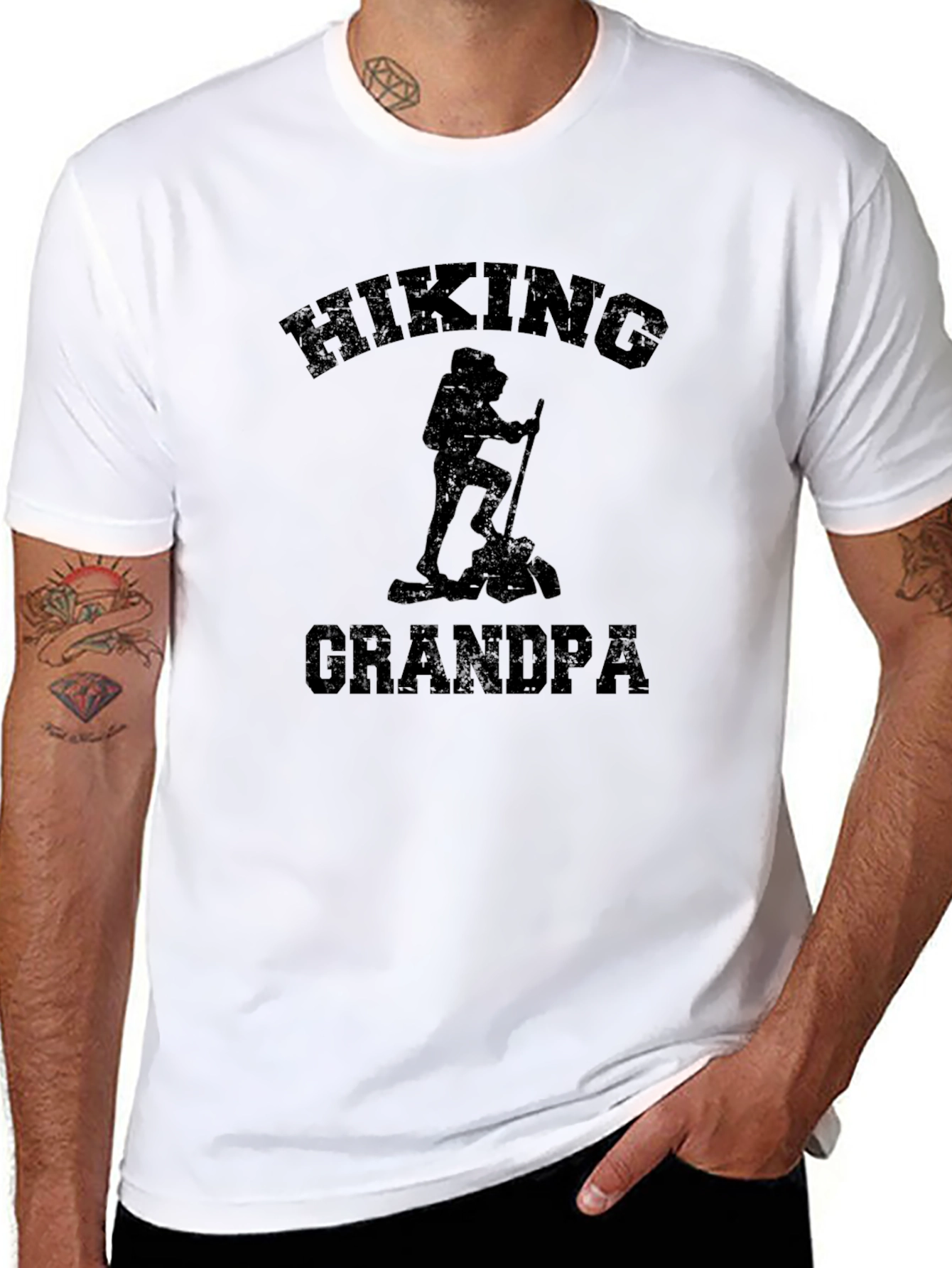 Hiking Grandpa T-Shirt - Outdoor Adventure Tee