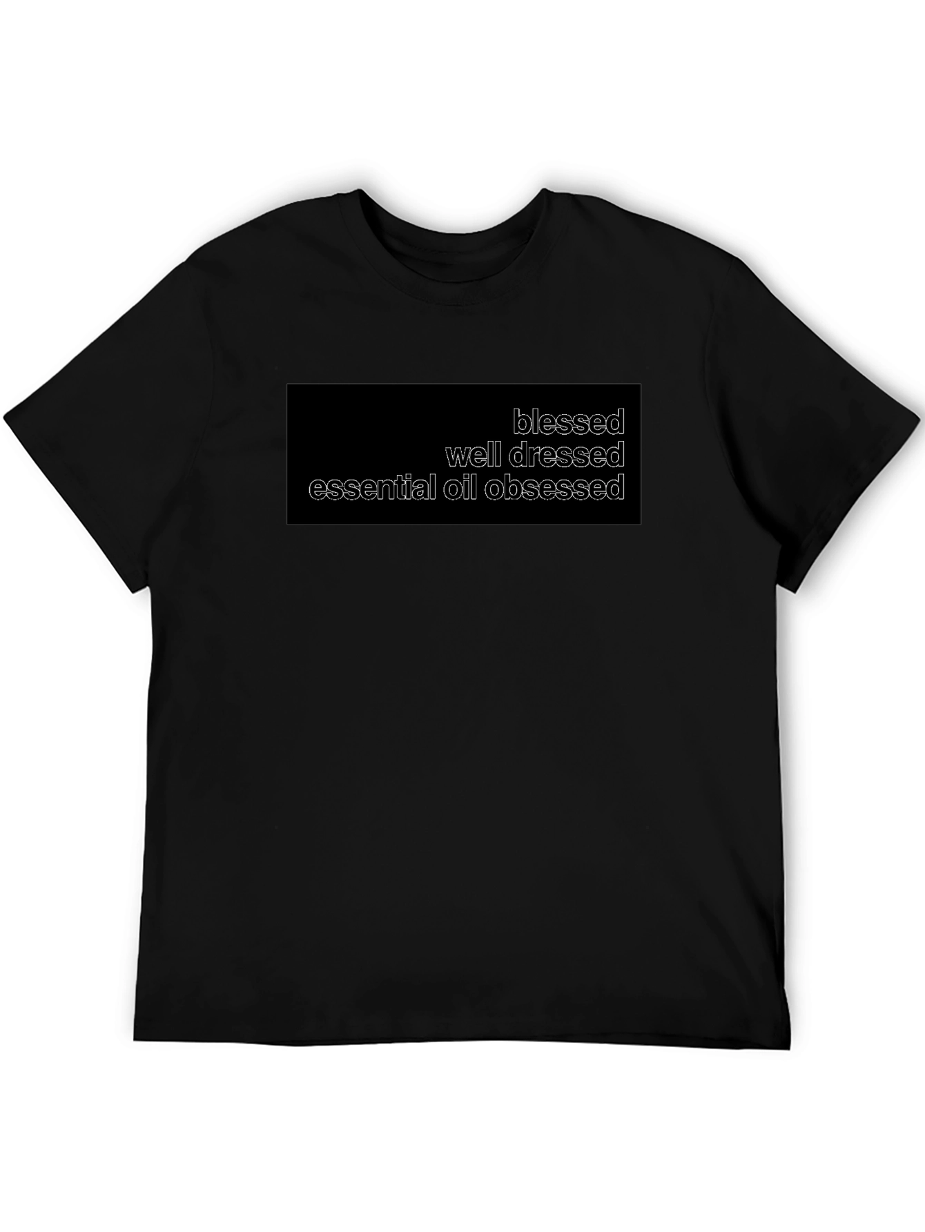 Blessed Well Dressed Essential Oil Obsessed Black T-Shirt