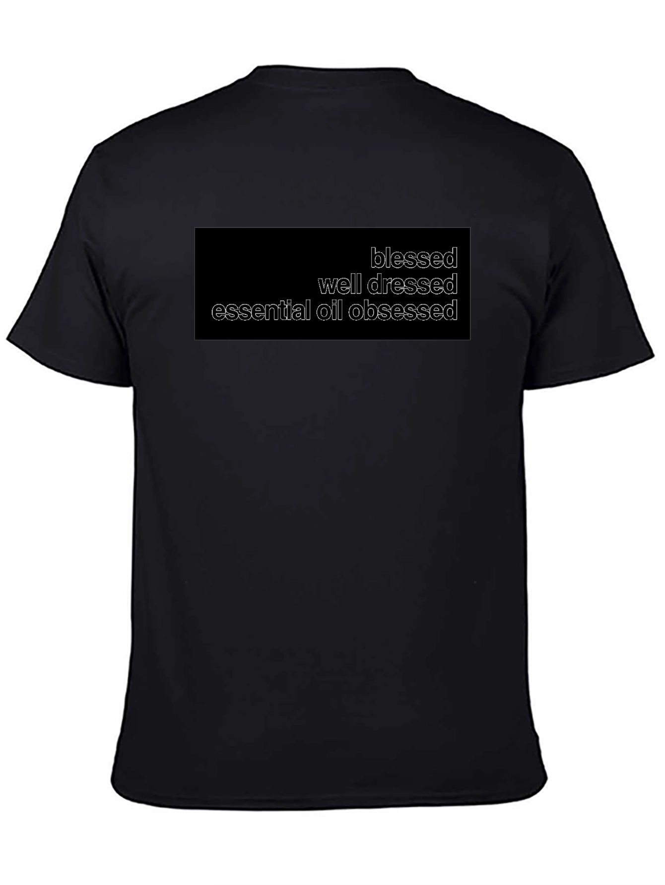 Blessed Well Dressed Essential Oil Obsessed Black T-Shirt