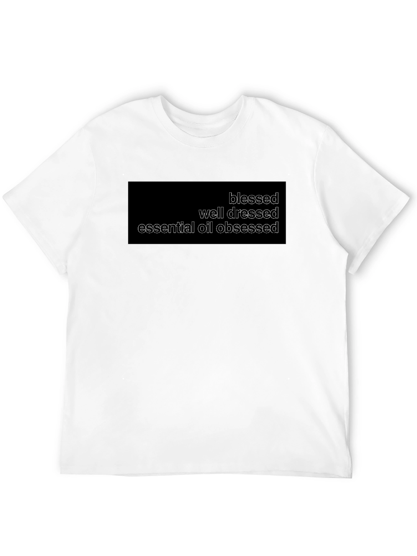 Blessed Well Dressed Essential Oil Obsessed Black T-Shirt