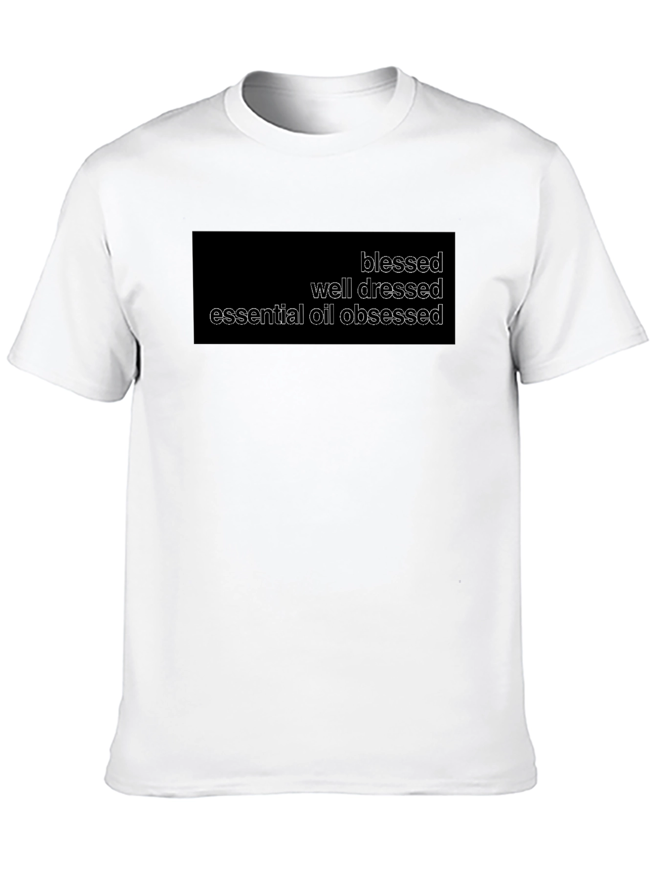 Blessed Well Dressed Essential Oil Obsessed Black T-Shirt