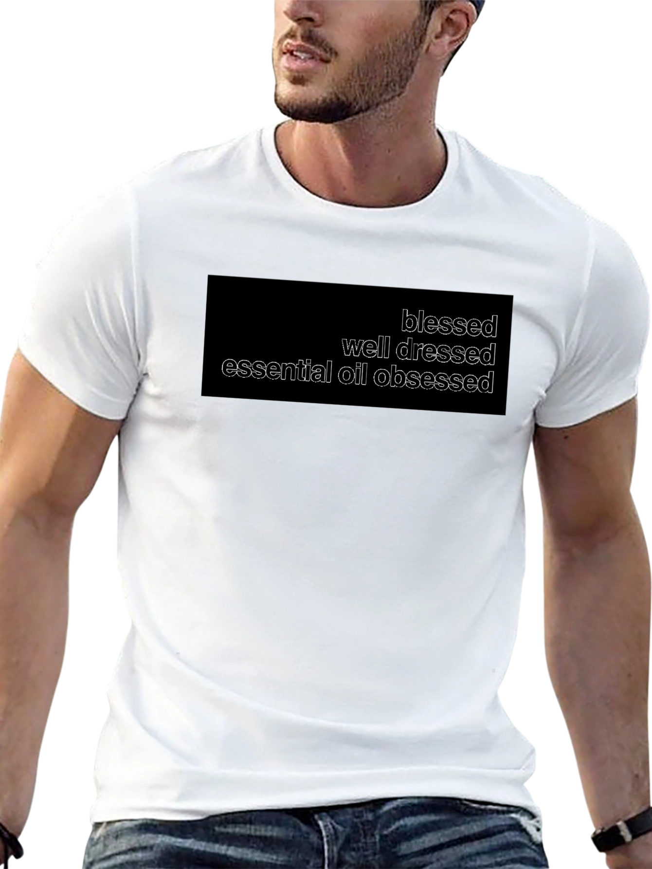 Blessed Well Dressed Essential Oil Obsessed Black T-Shirt