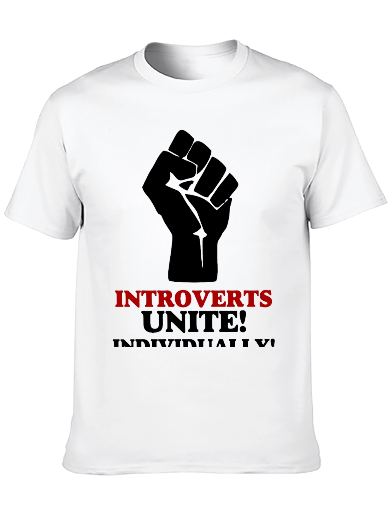 Introverts Unite T-Shirt - Black Graphic Tee