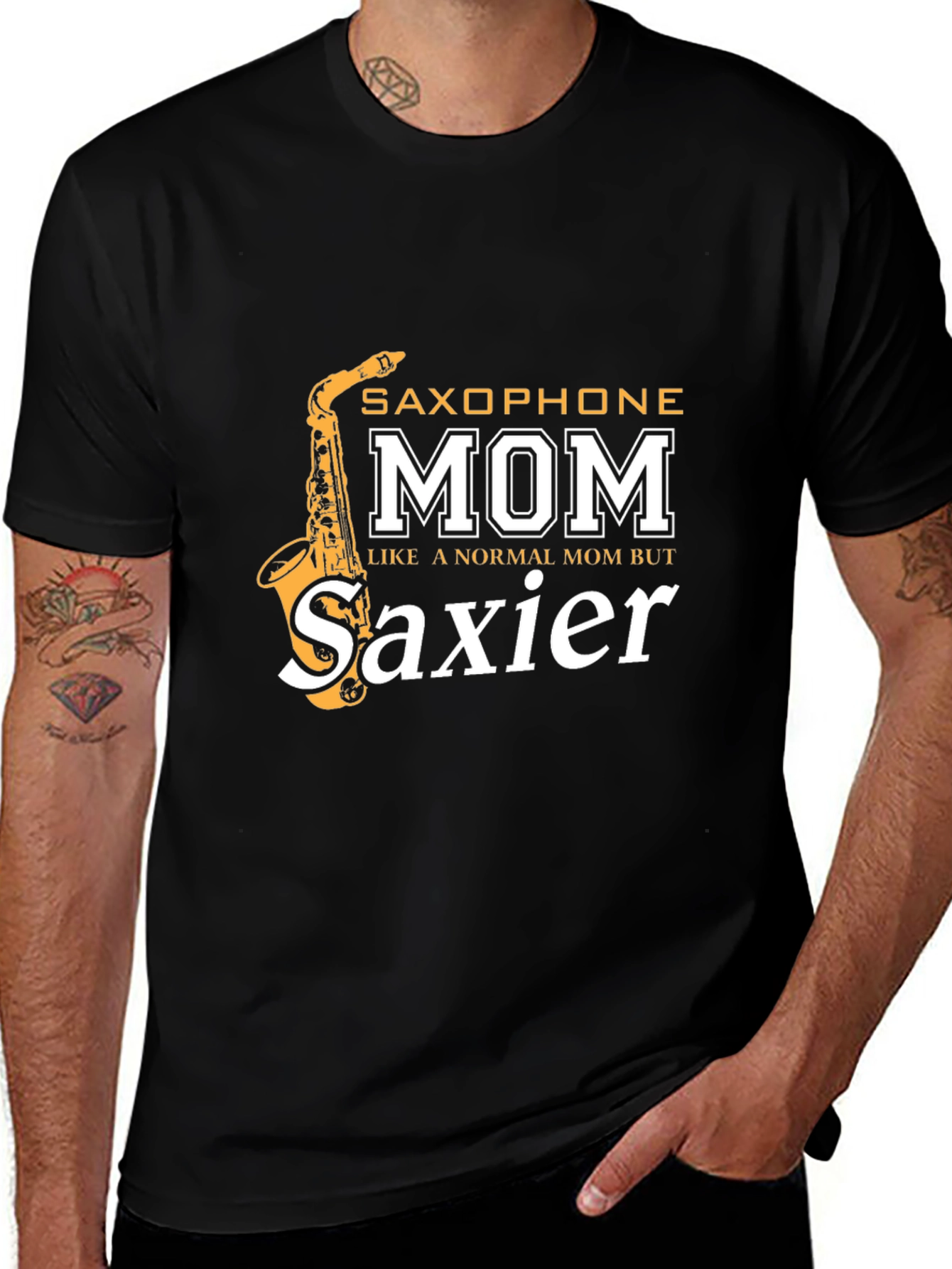 Saxophone Mom T-Shirt - Saxier Than Normal!