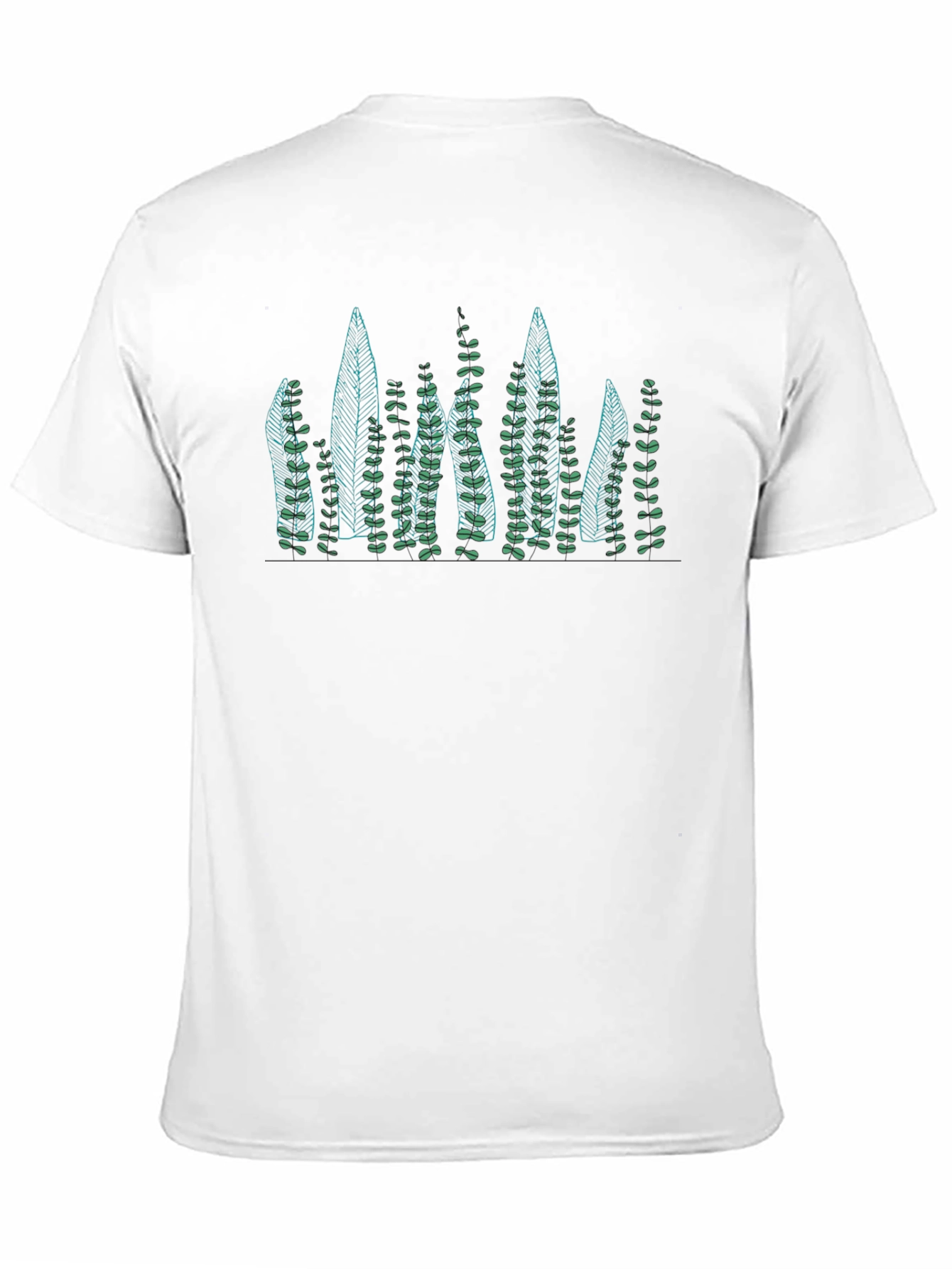 Nature Inspired Graphic Tee - Black