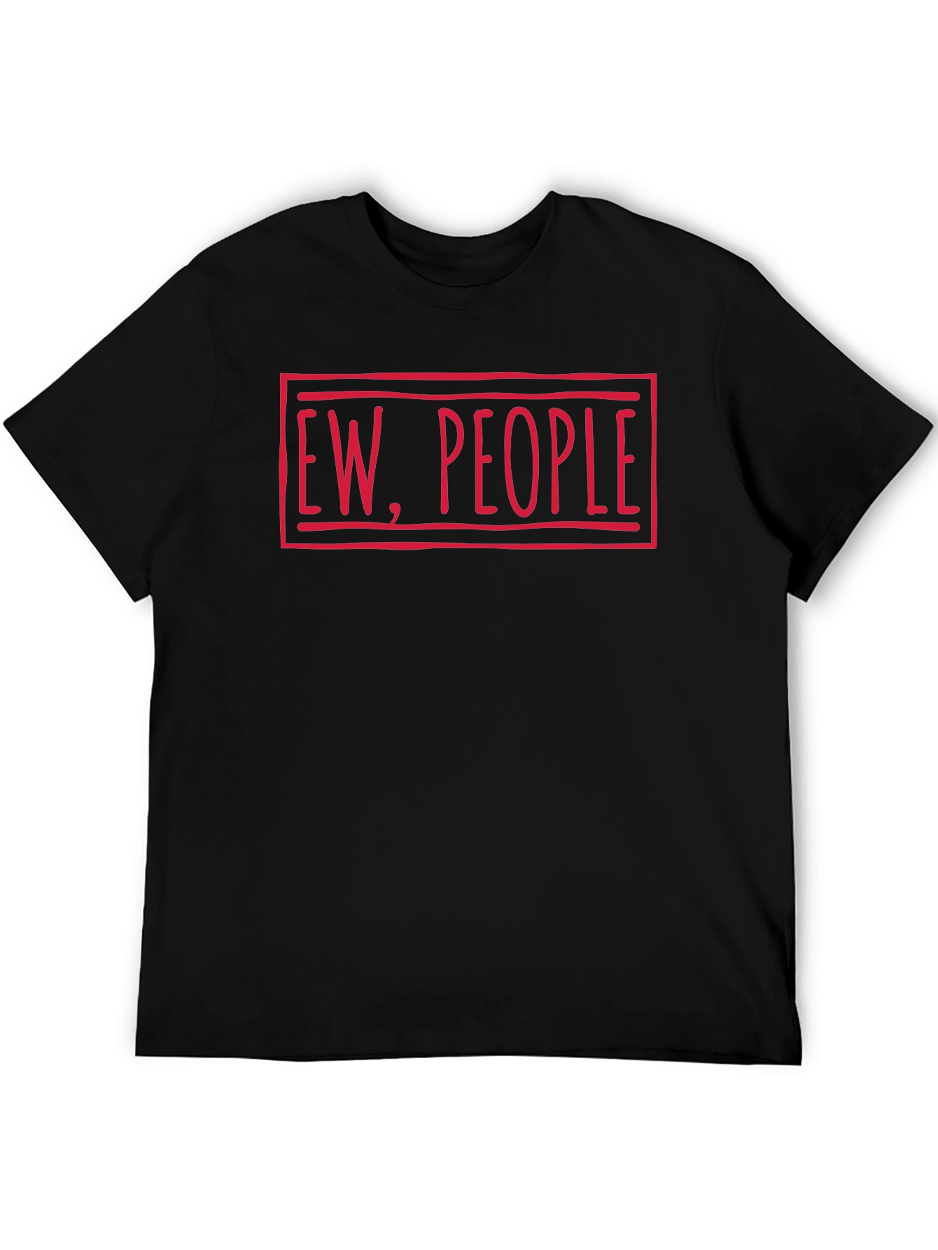 Ew People Graphic Tee - Unisex Black T-Shirt