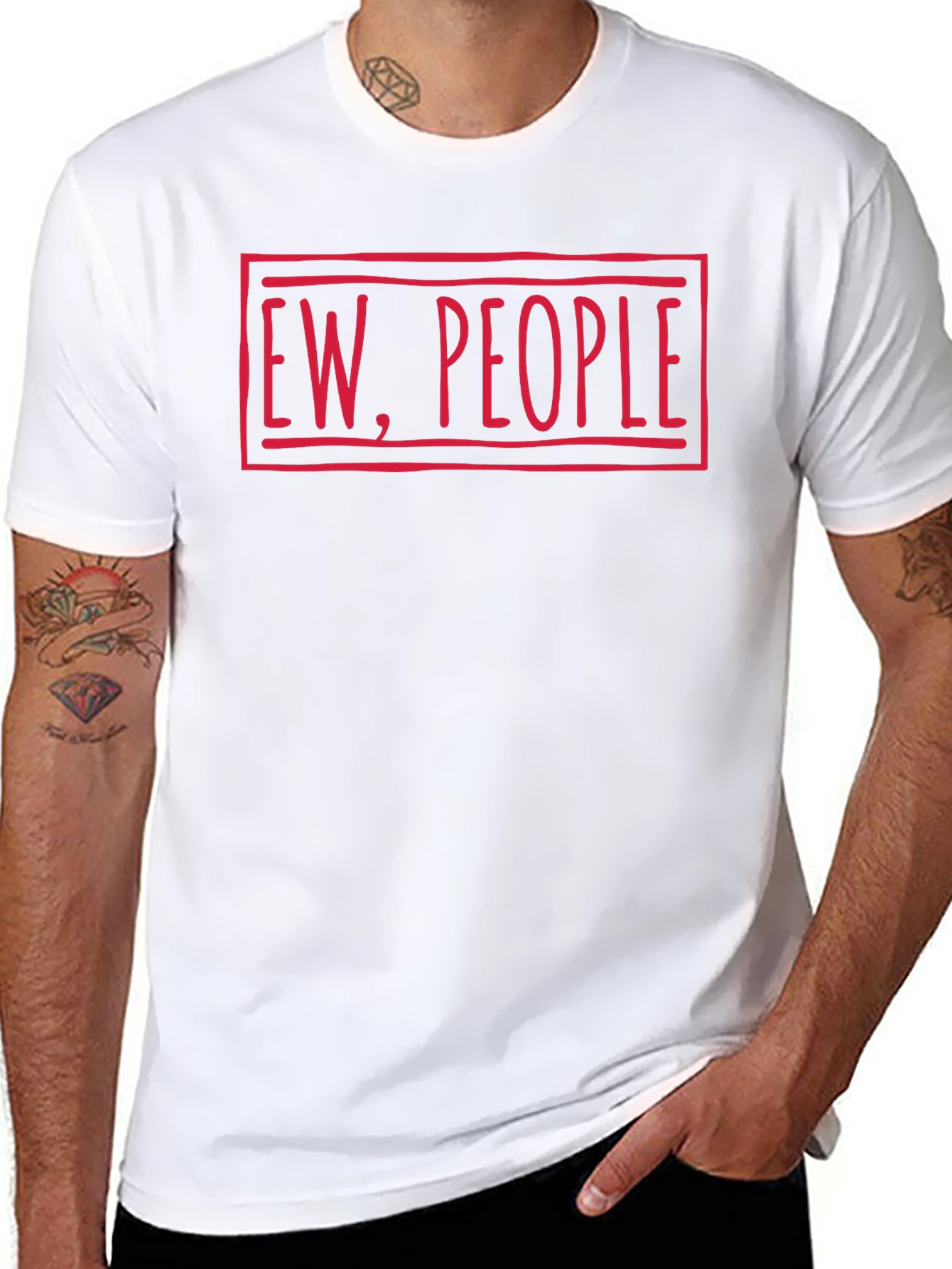 Ew People Graphic Tee - Unisex Black T-Shirt