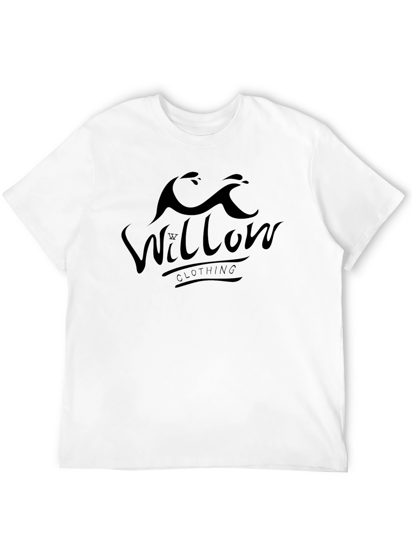 Willow Clothing Mens Black T-Shirt