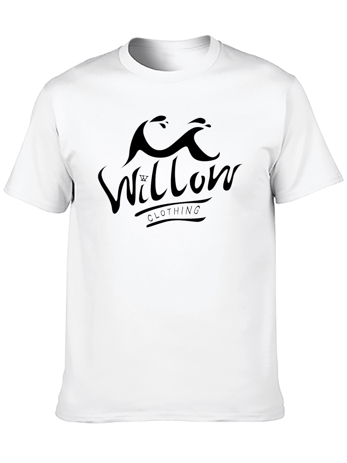Willow Clothing Mens Black T-Shirt