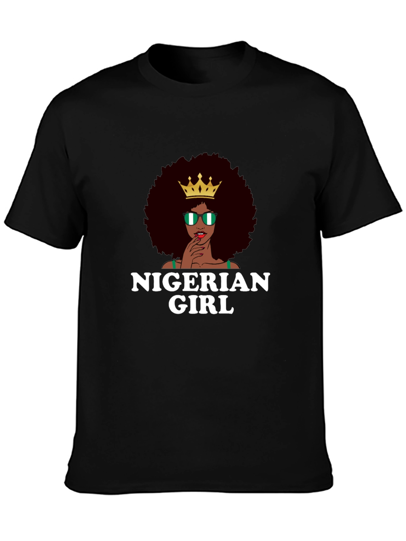 Nigerian Girl T-Shirt - Afro Queen Tee