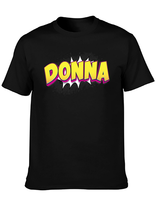 Donna Comic Style Graphic T-Shirt